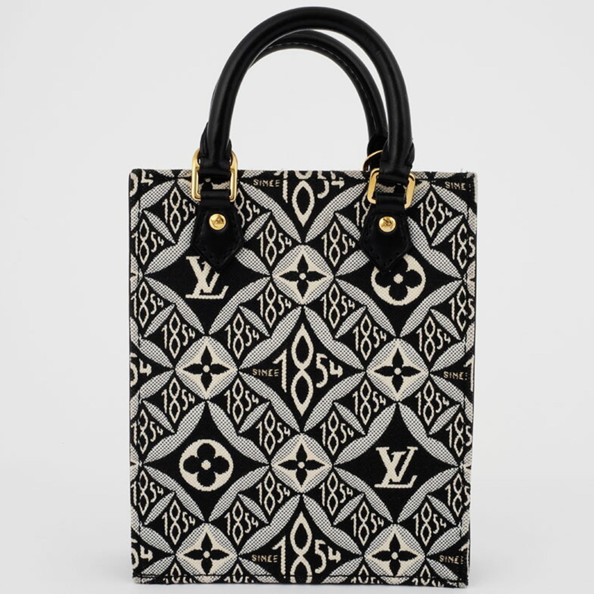 Louis Vuitton Black White Monogram Jacquard Shoulder Bag