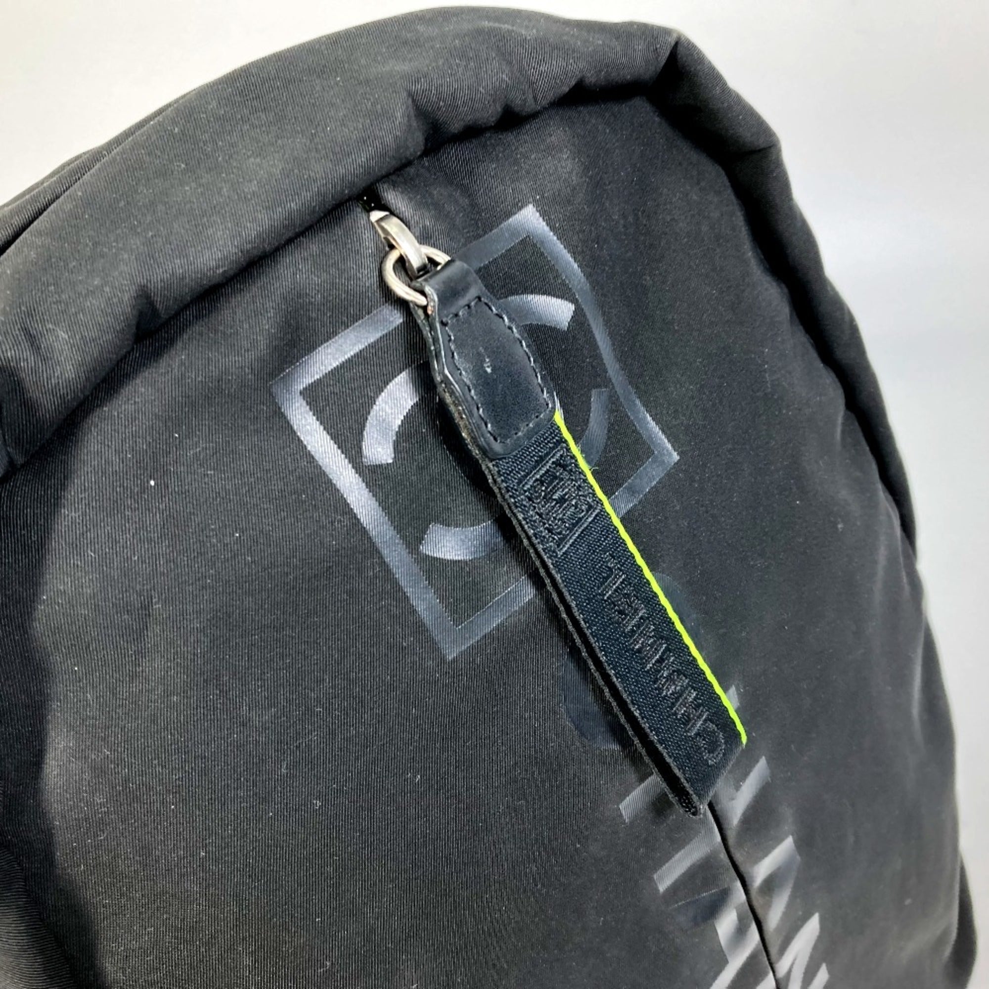 Chanel Black Cloth Backpack