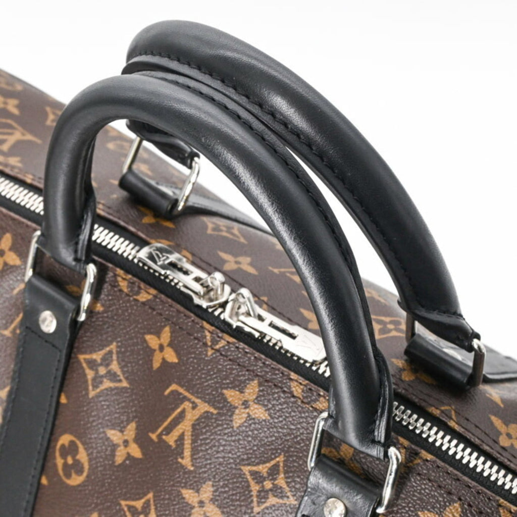 Louis Vuitton Brown Monogram Macassar Monogram Boston Bag