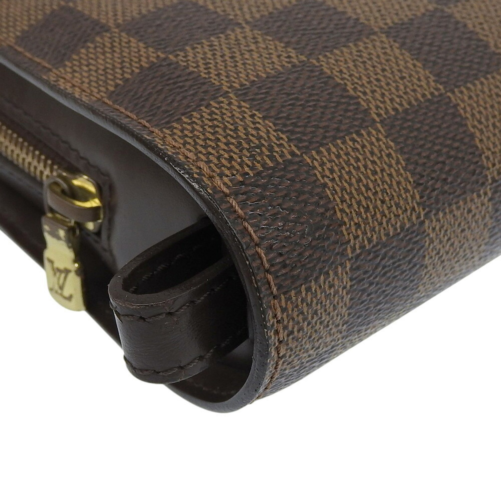 Louis Vuitton Damier Canvas Ebene Pvc Clutch Bag