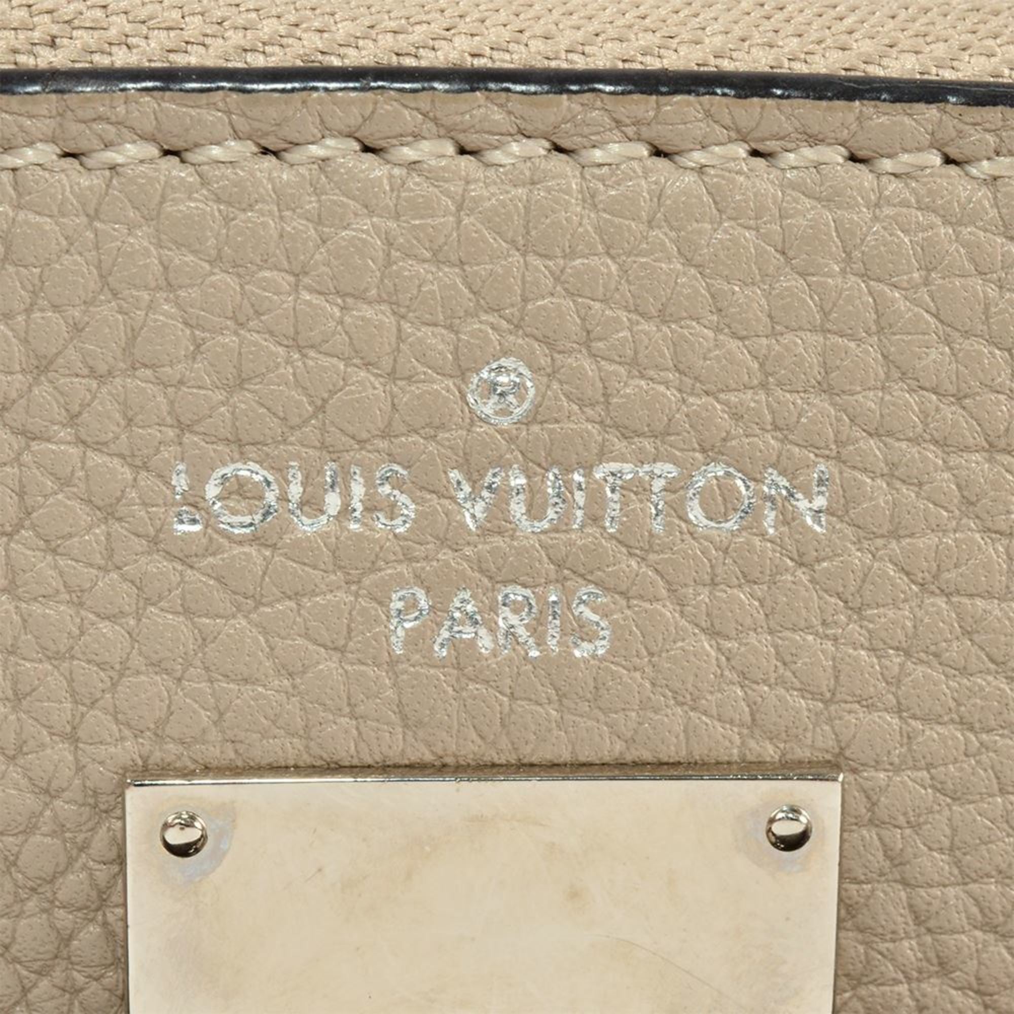Louis Vuitton Beige Leather Handbag