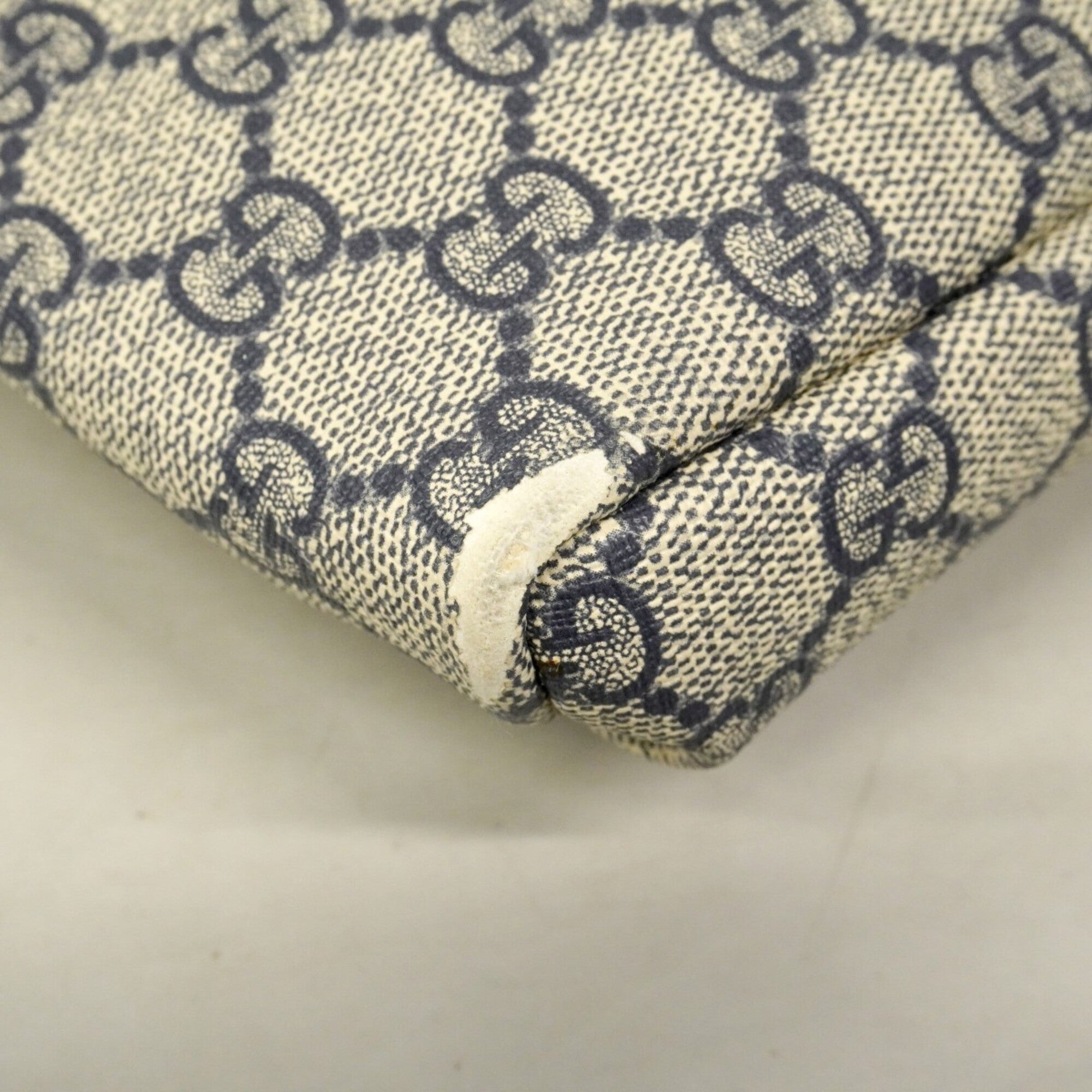 Gucci Navy Pvc Shoulder Bag (Pre-Owned)