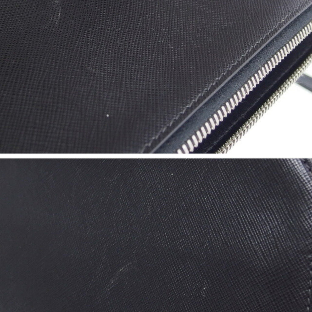 Prada Nero Leather Clutch Bag