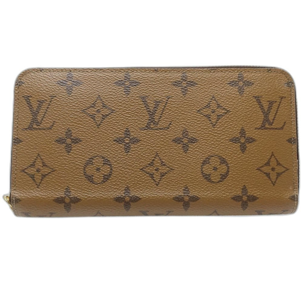 Louis Vuitton Monogram Reverse Brown Leather Long Wallet
