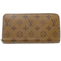 Louis Vuitton Monogram Reverse Brown Leather Long Wallet