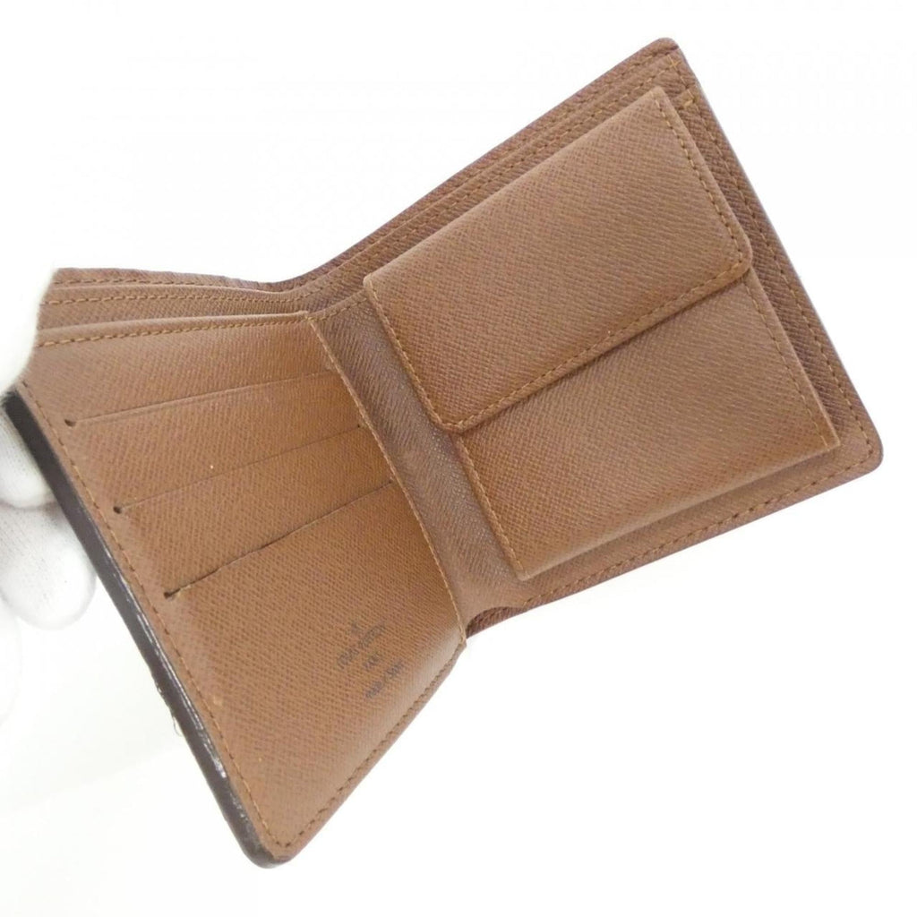 Louis Vuitton Marron Coated Canvas Wallet