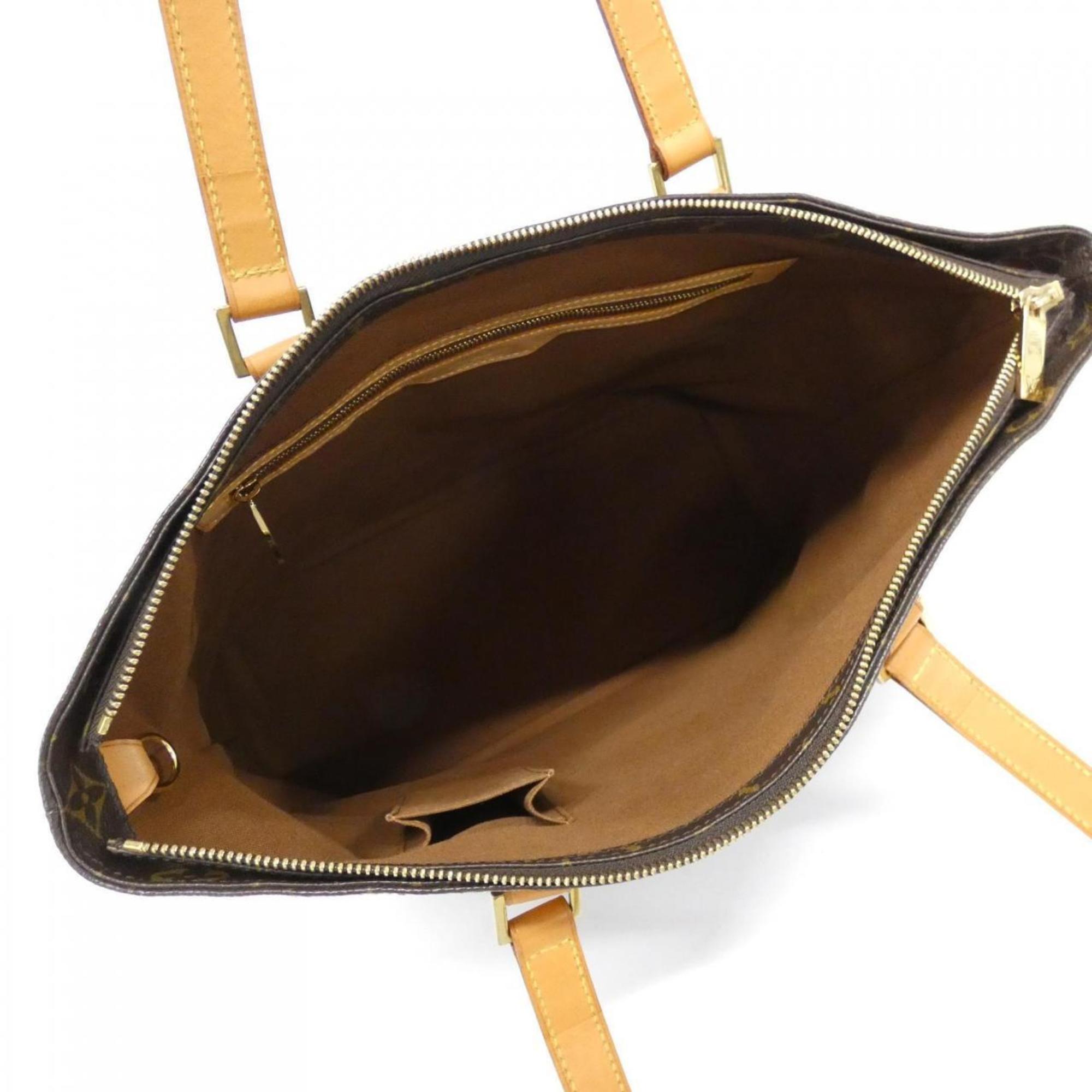 Louis Vuitton Marron Coated Canvas Handbag