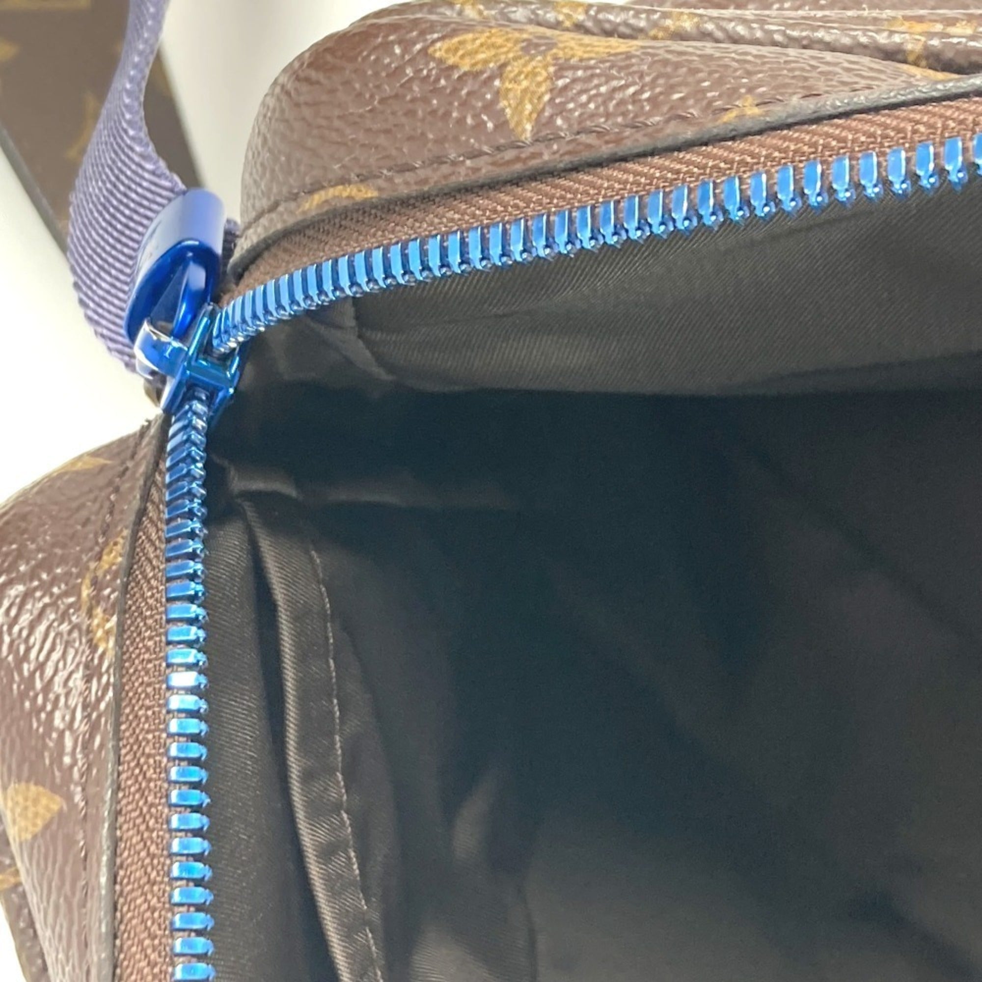 Louis Vuitton Monogram Blue Brown Monogram Shoulder Bag