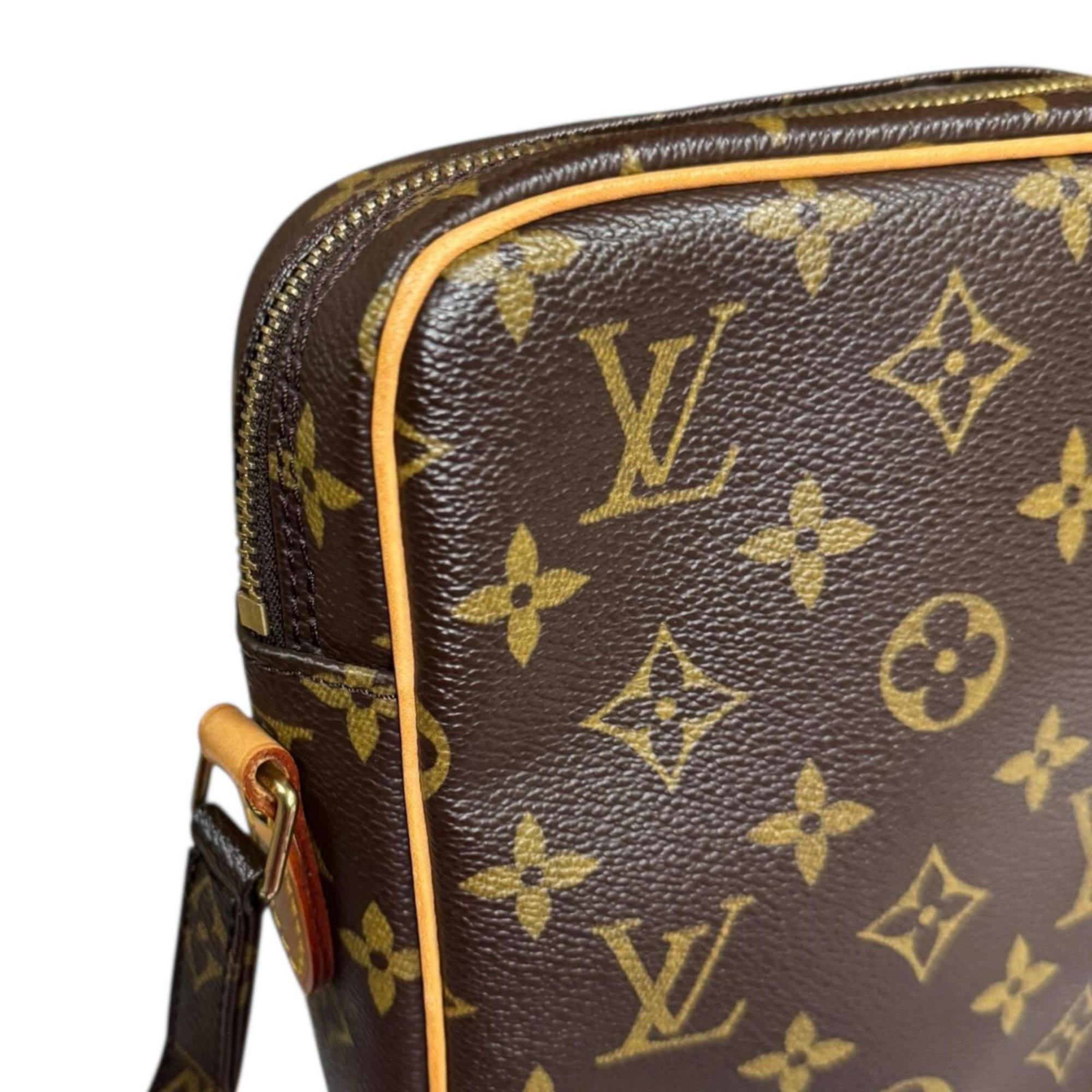 Louis Vuitton Brown Monogram Canvas Shoulder Bag