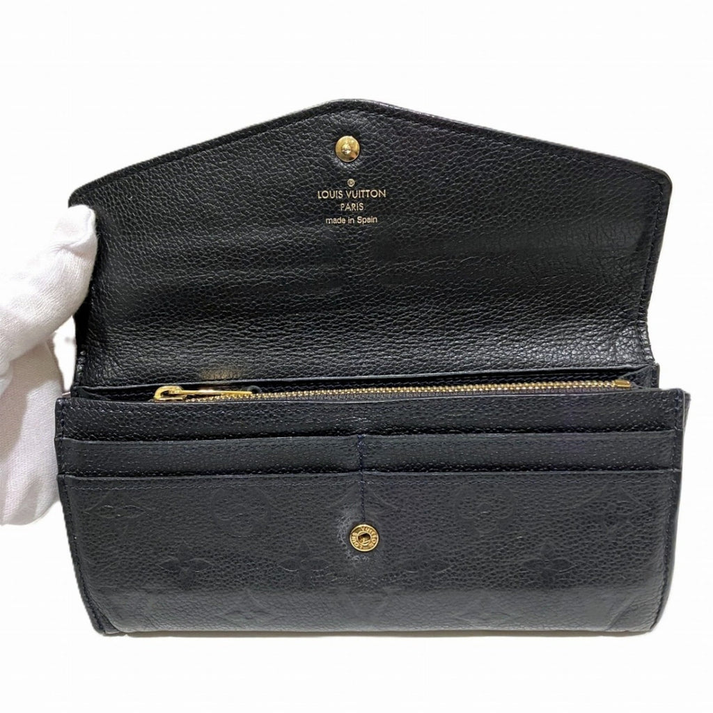 Louis Vuitton Monogram Empreinte Black Monogram Empreinte Long Wallet