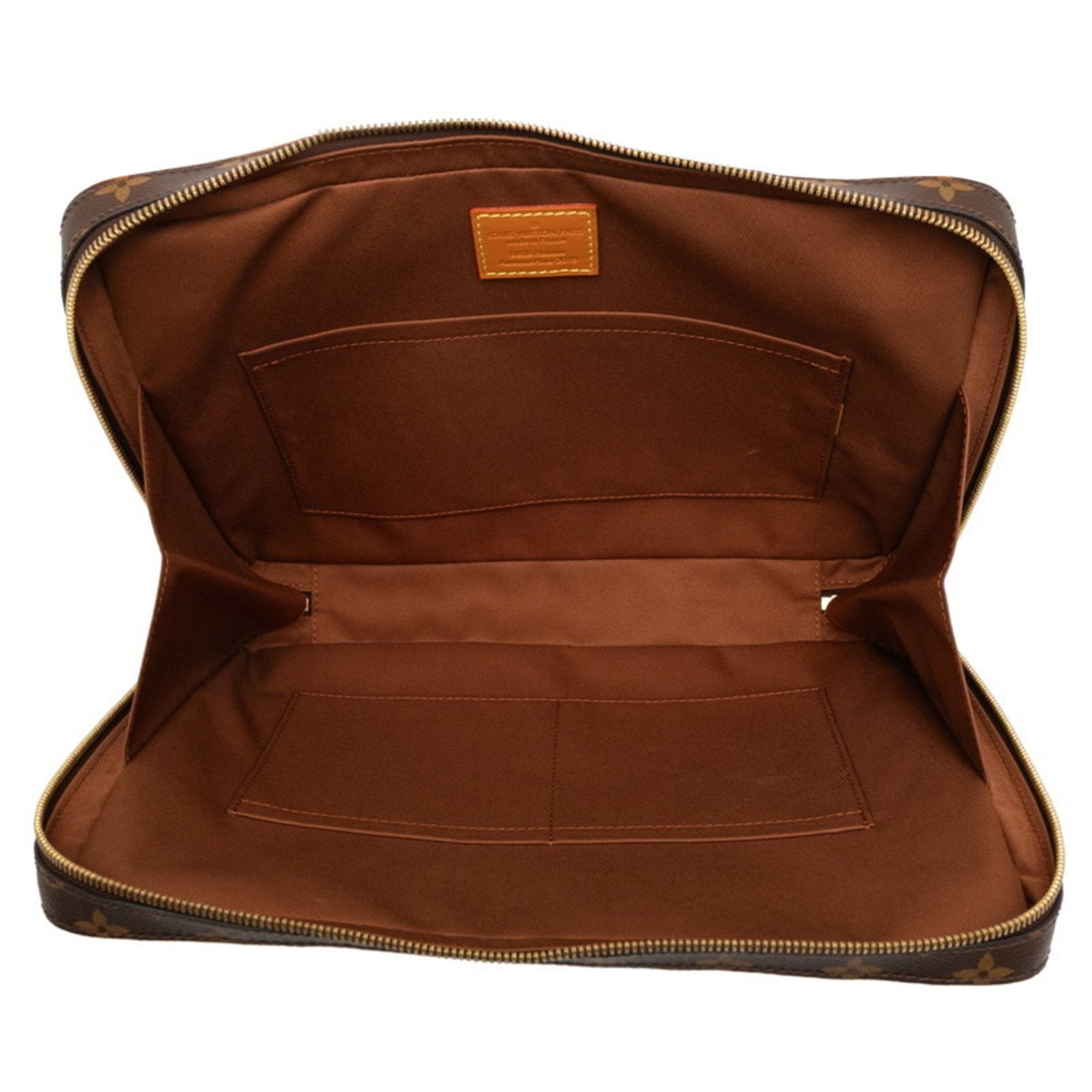Louis Vuitton Brown Pvc Leather Shoulder Bag
