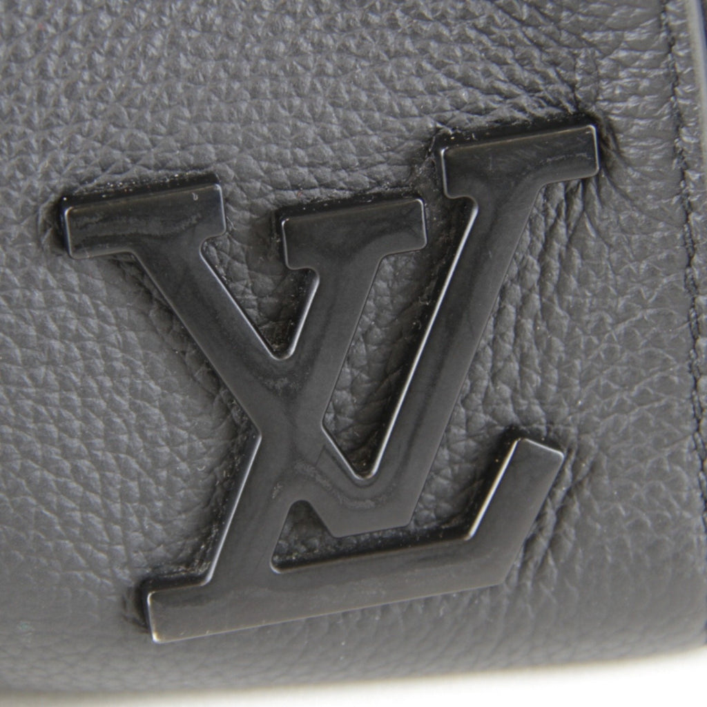 Louis Vuitton Black Leather Shoulder Bag