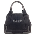 Balenciaga Black Canvas Handbag Pouch