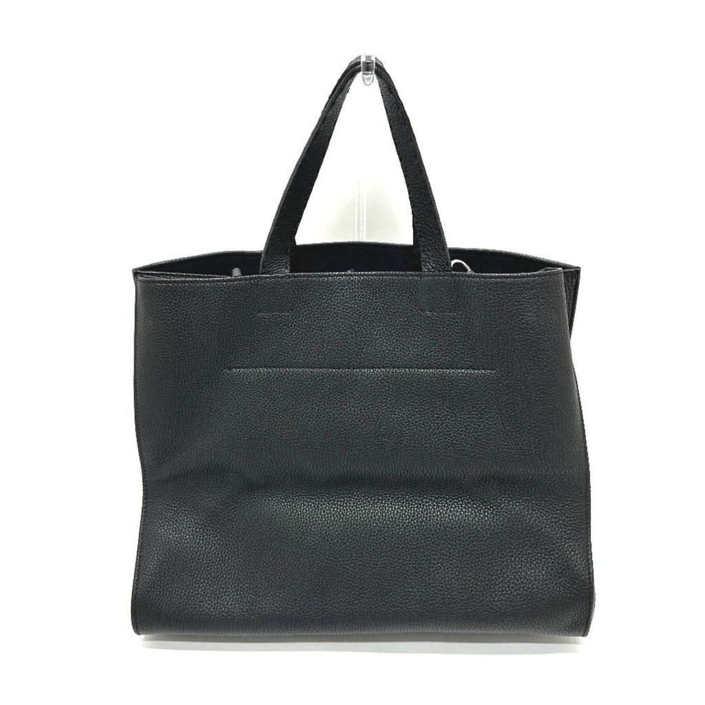 Fendi Selleria Black Leather Tote Bag