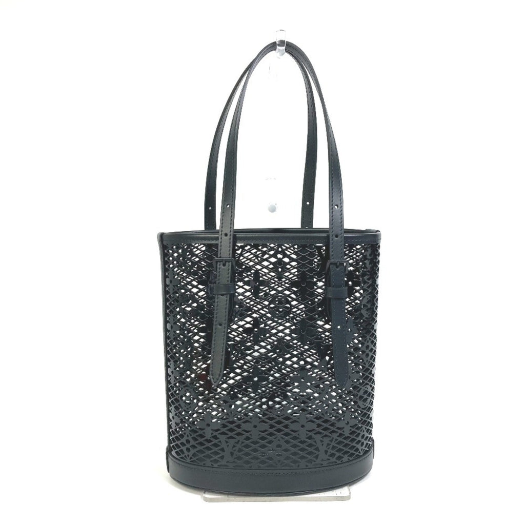 Louis Vuitton Black Noir Monogram Plastic Shoulder Bag