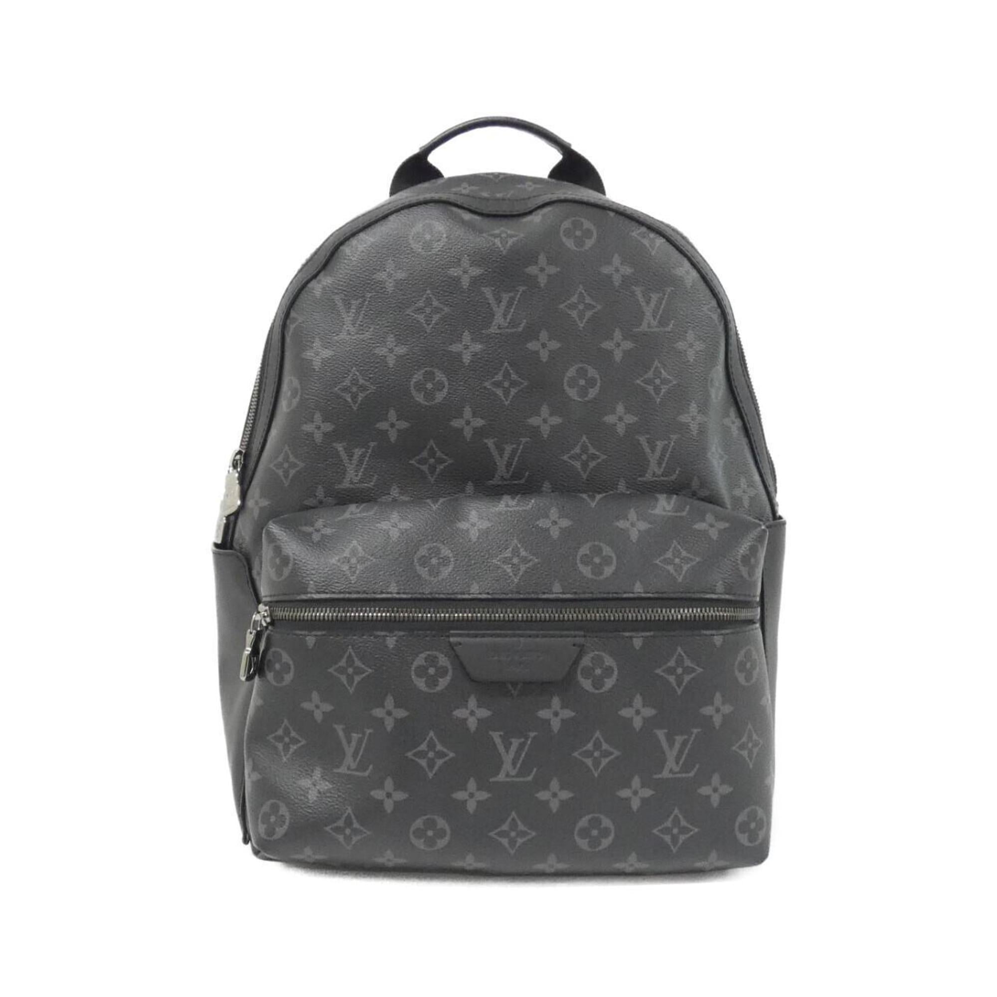 Louis Vuitton Black Coated Canvas Backpack