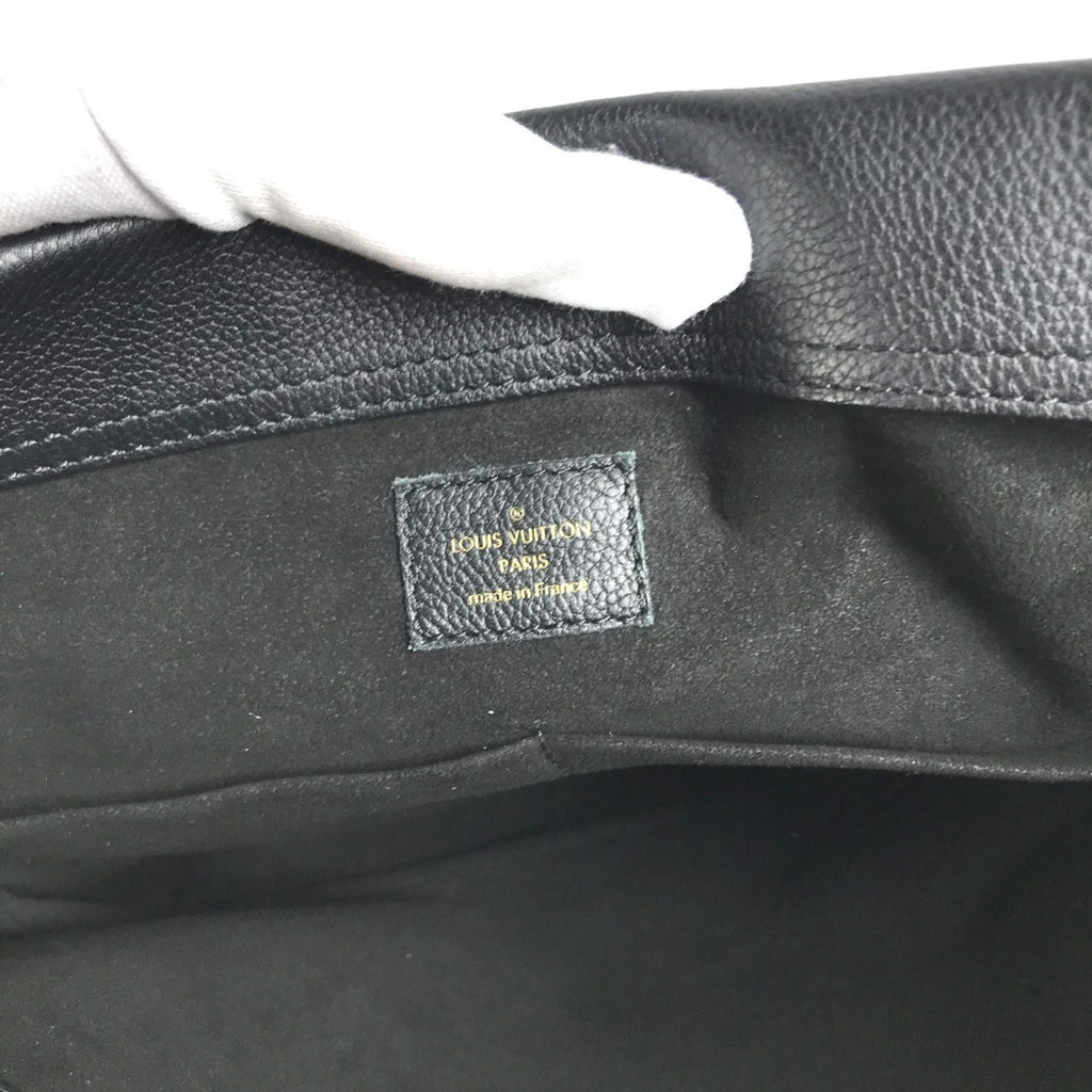 Louis Vuitton Black Brown Monogram Monogram Shoulder Bag Tote Bag
