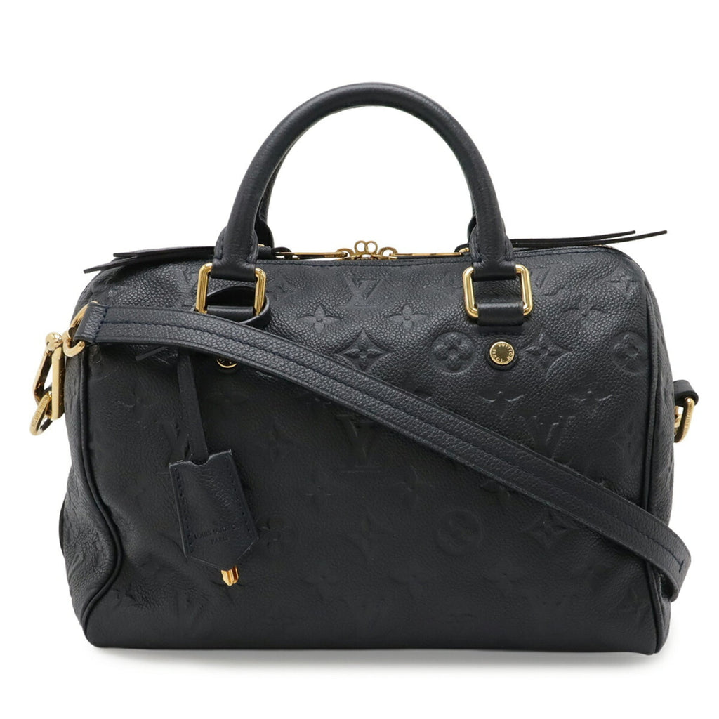 Louis Vuitton Infini Navy Monogram Empreinte Leather Handbag