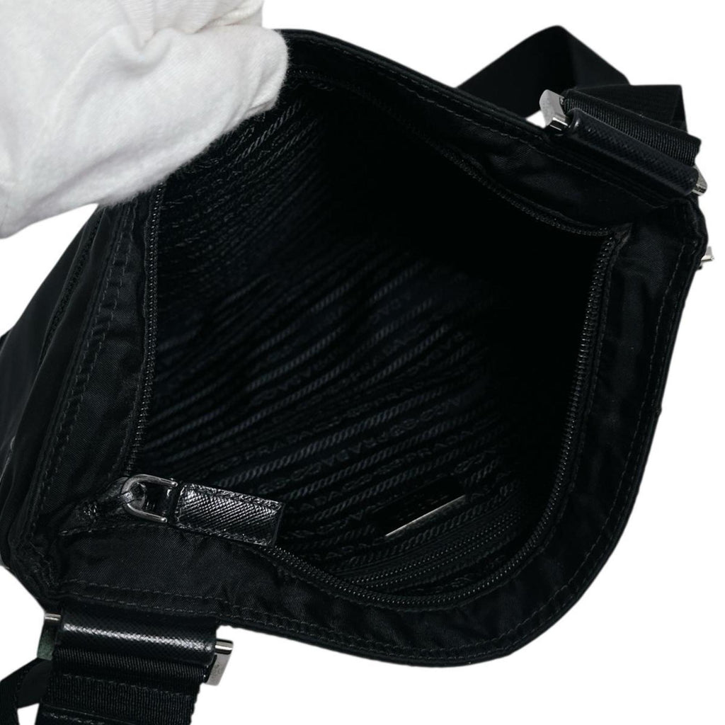 Prada Black Nylon Shoulder Bag Sling Bag
