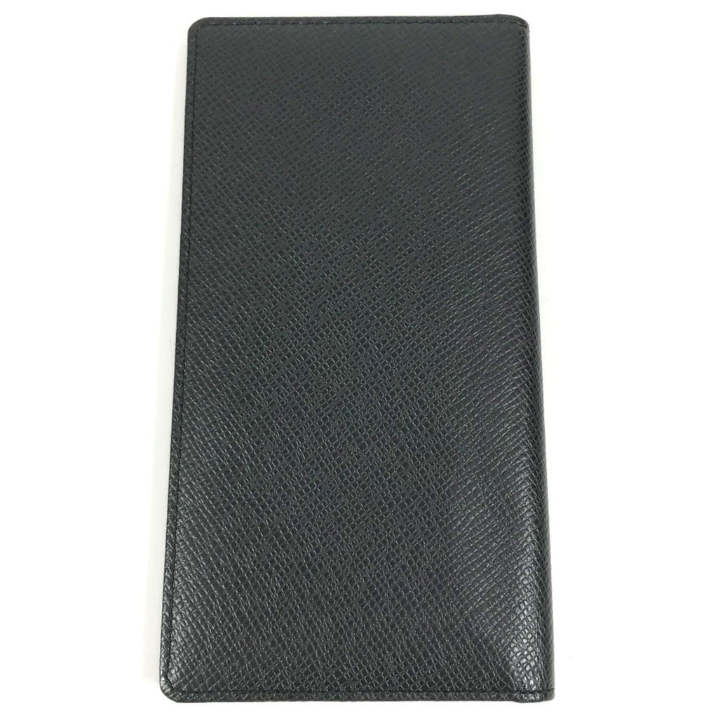 Louis Vuitton Taiga Ardoise Black Taiga Leather Long Wallet