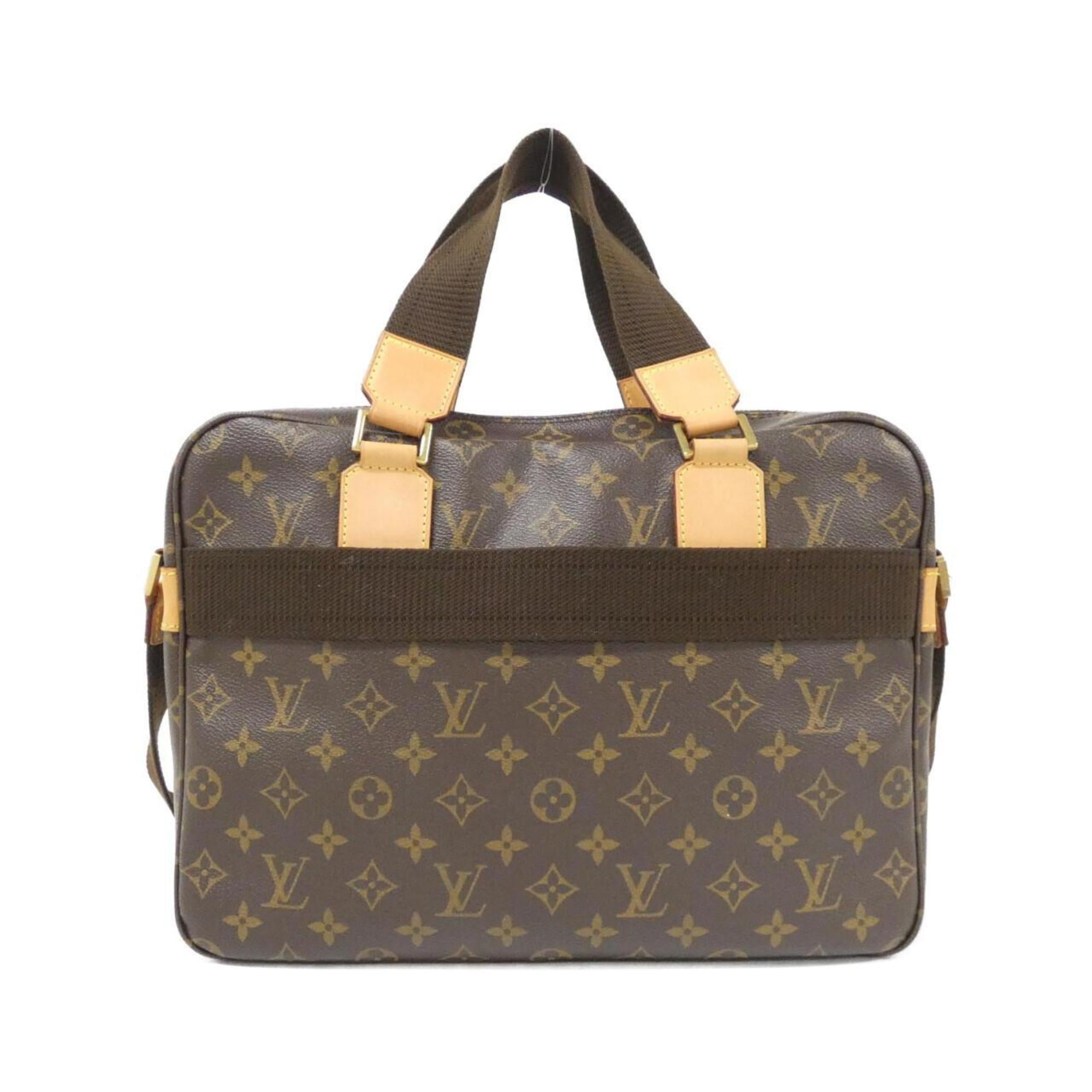 Louis Vuitton Brown Coated Canvas Handbag