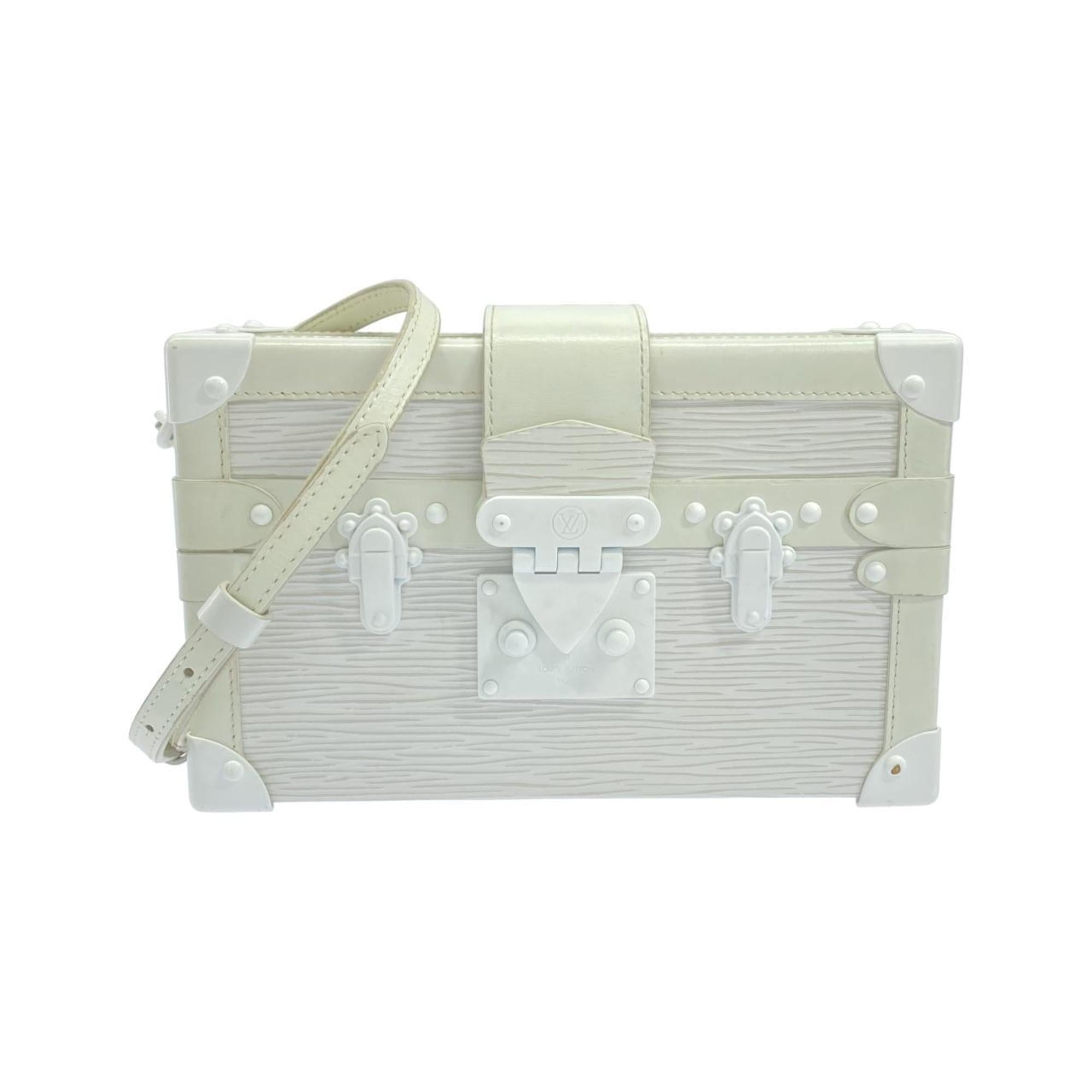 Louis Vuitton White Leather Shoulder Bag