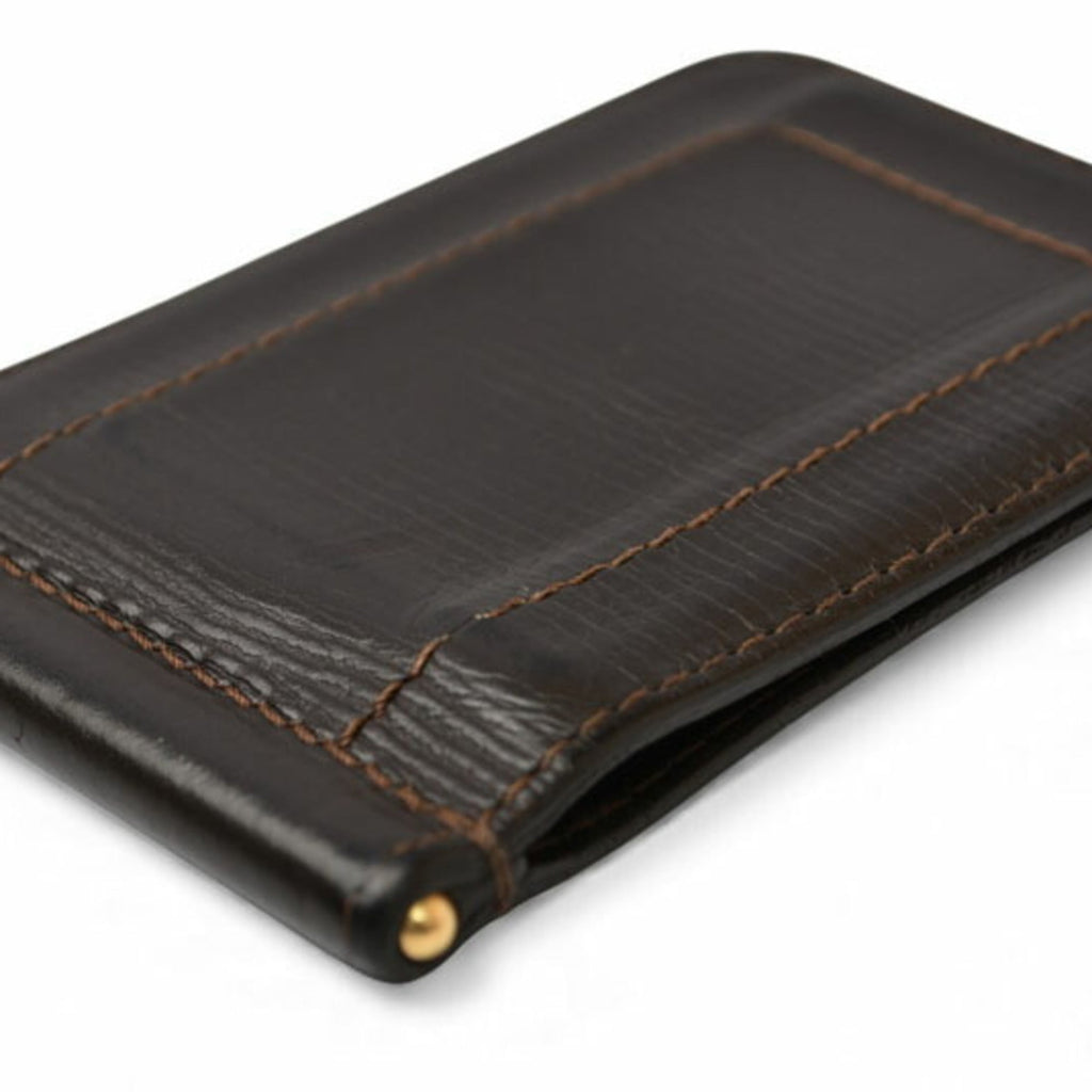 Louis Vuitton Utah Coffee Utah Leather Money Clip
