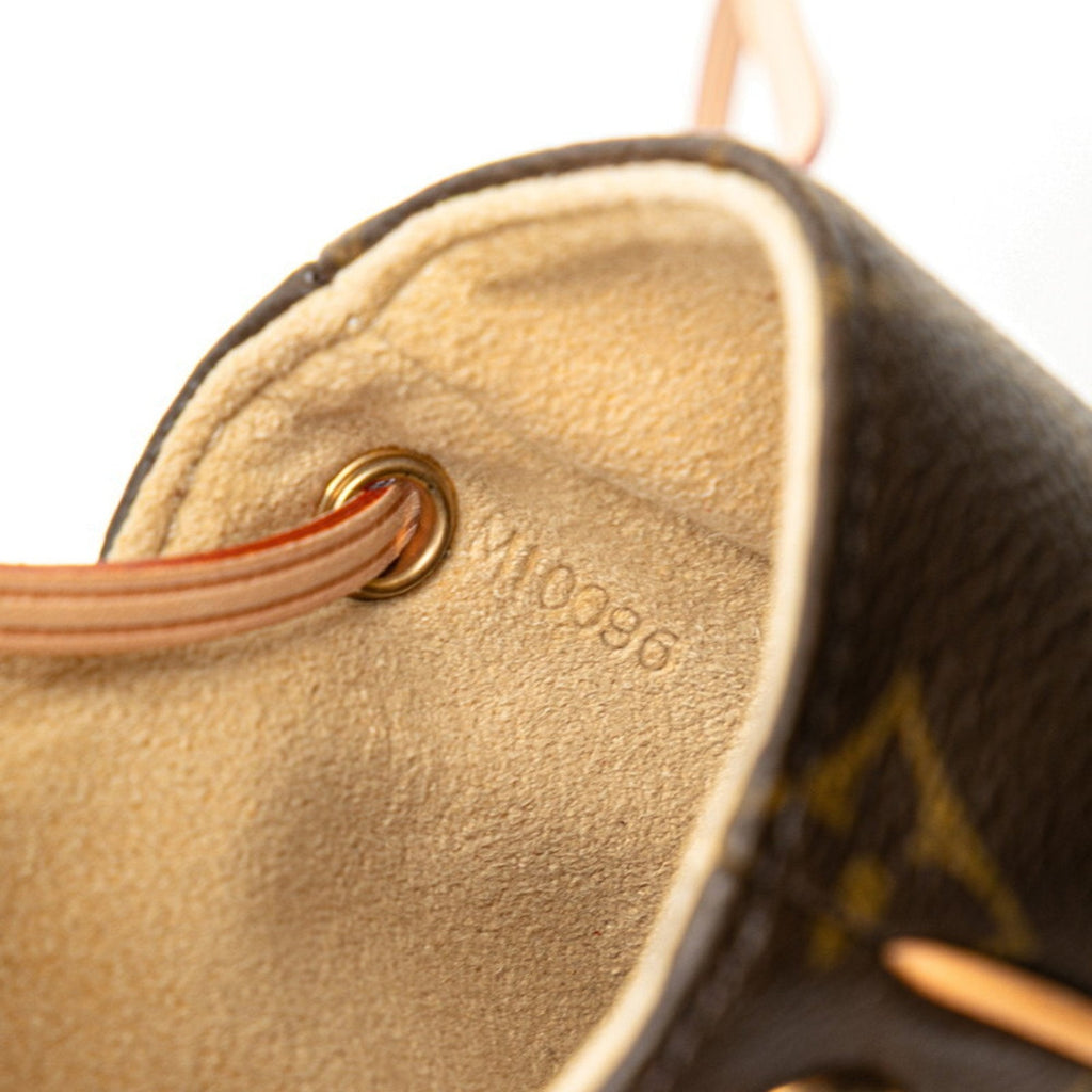 Louis Vuitton Monogram Brown Pvc Leather Pochette Shoulder Bag