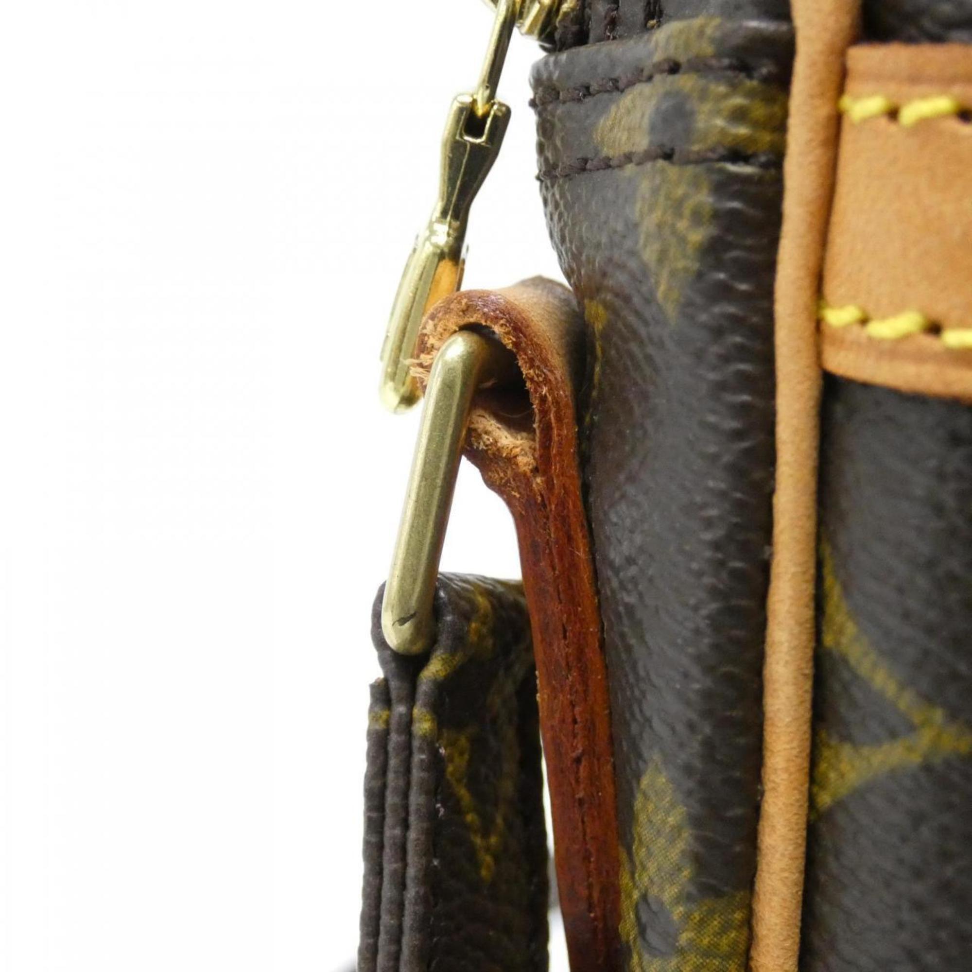 Louis Vuitton Marron Coated Canvas Shoulder Bag