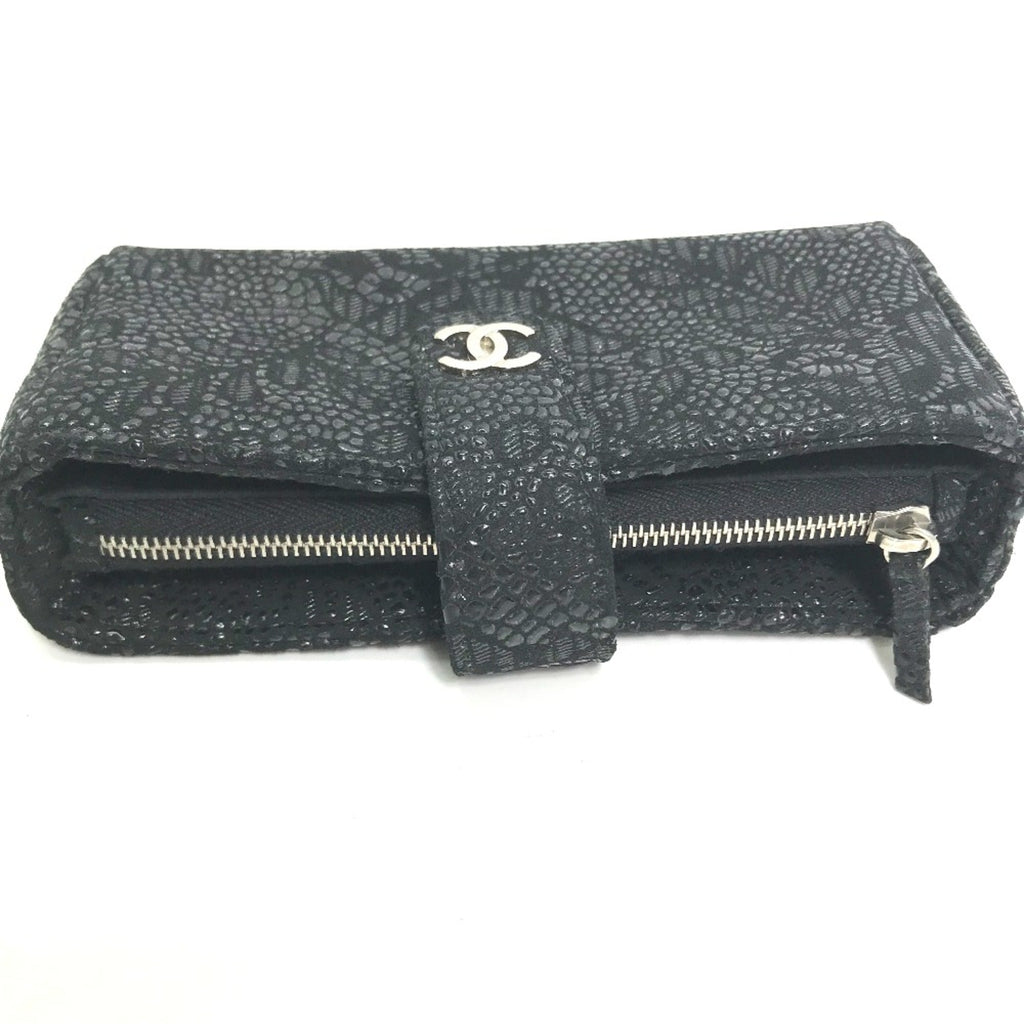 Chanel Black Leather Pouch