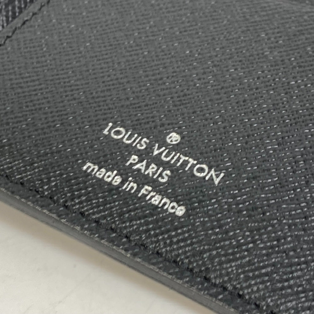 Louis Vuitton Damier Graphite Black Damier Graphite Long Wallet