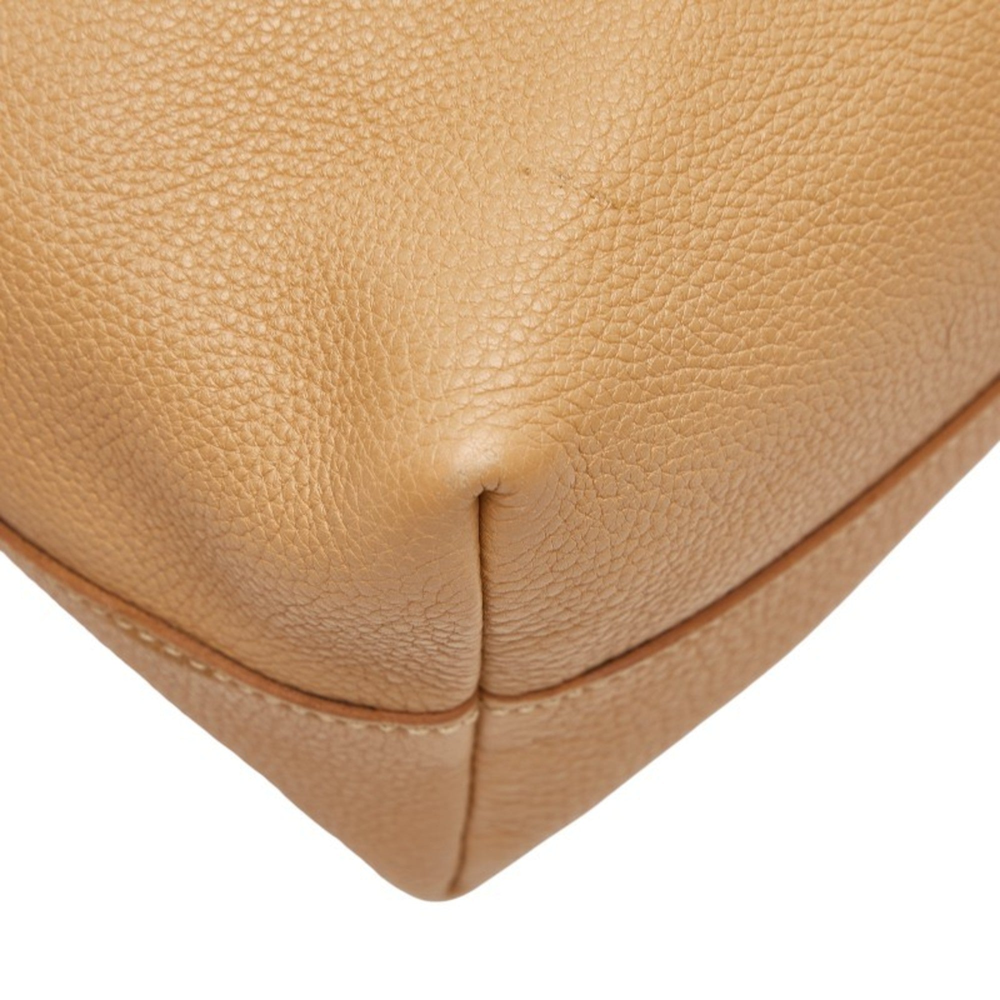 Prada Beige Leather Handbag