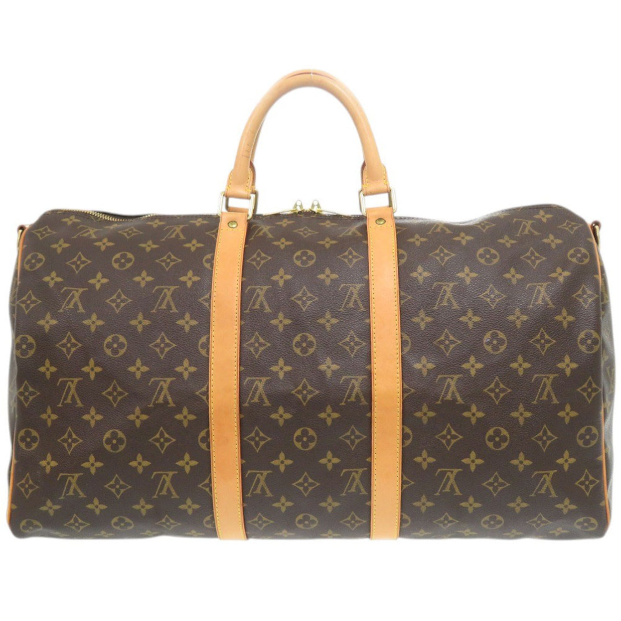 Louis Vuitton Brown Monogram Boston Bag