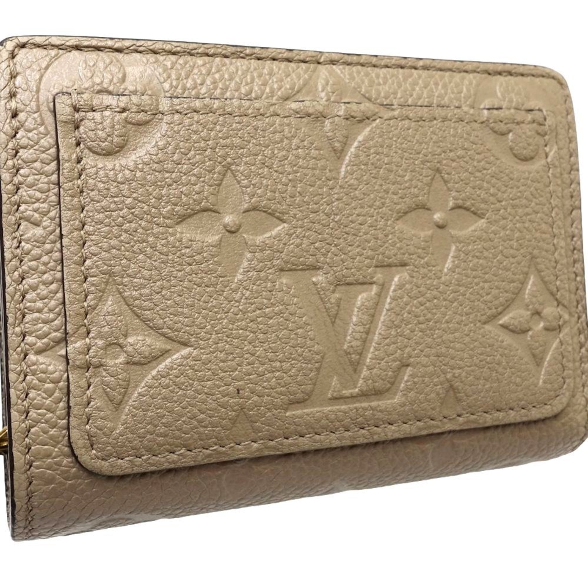 Louis Vuitton Tourterelle Leather Wallet