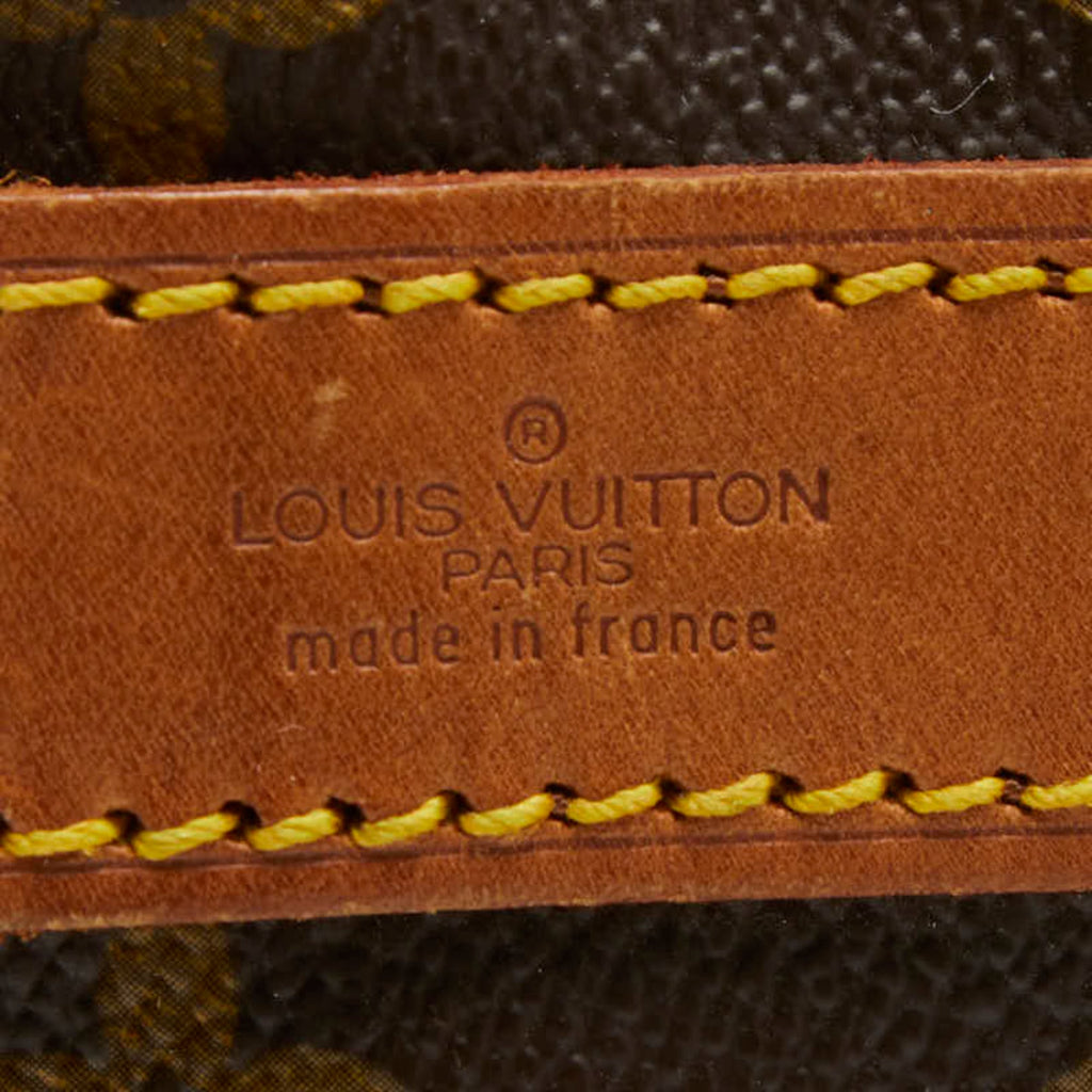 Louis Vuitton Monogram Brown Pvc Leather Boston Bag Shoulder Bag