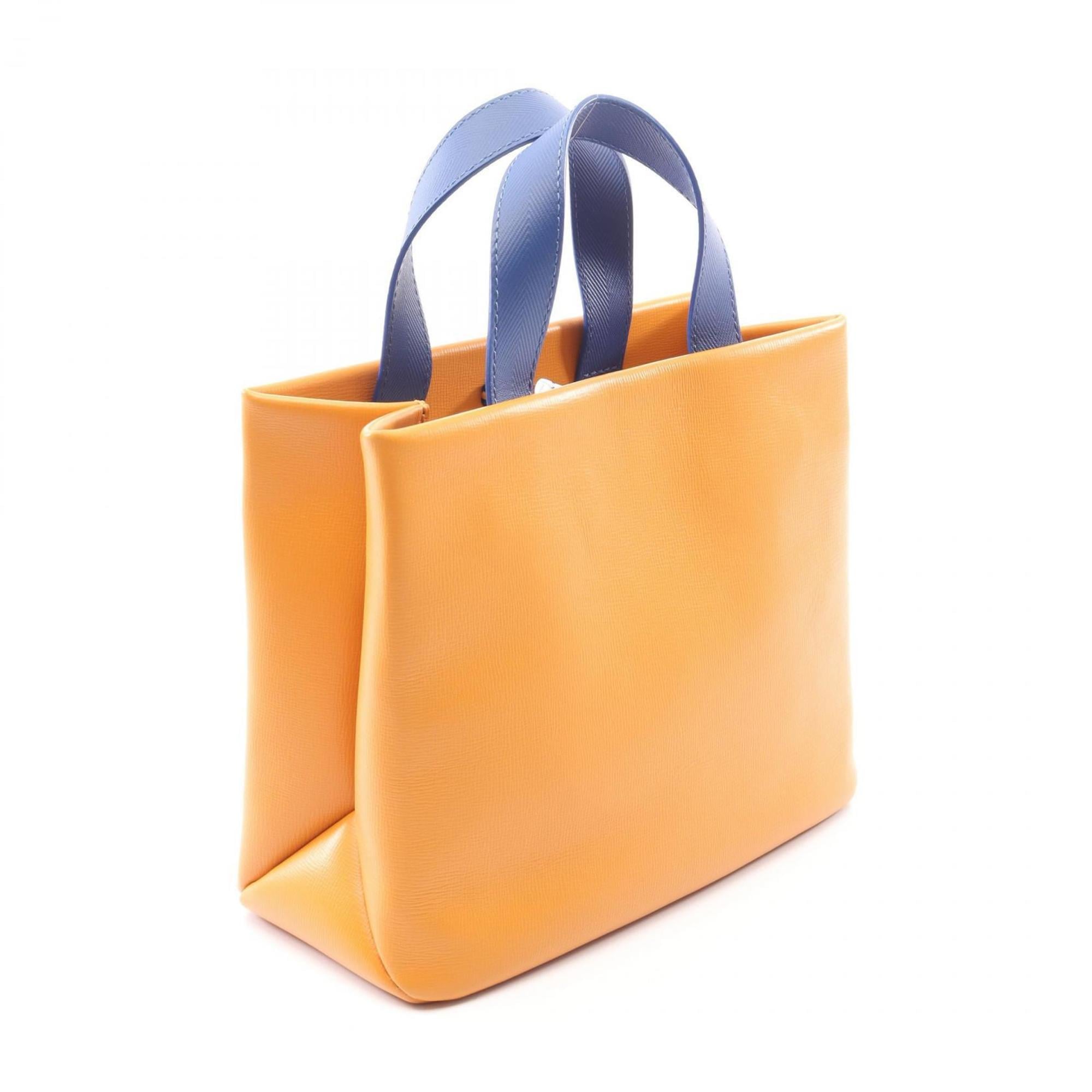 Louis Vuitton Orange Saffron Leather Handbag Tote Bag