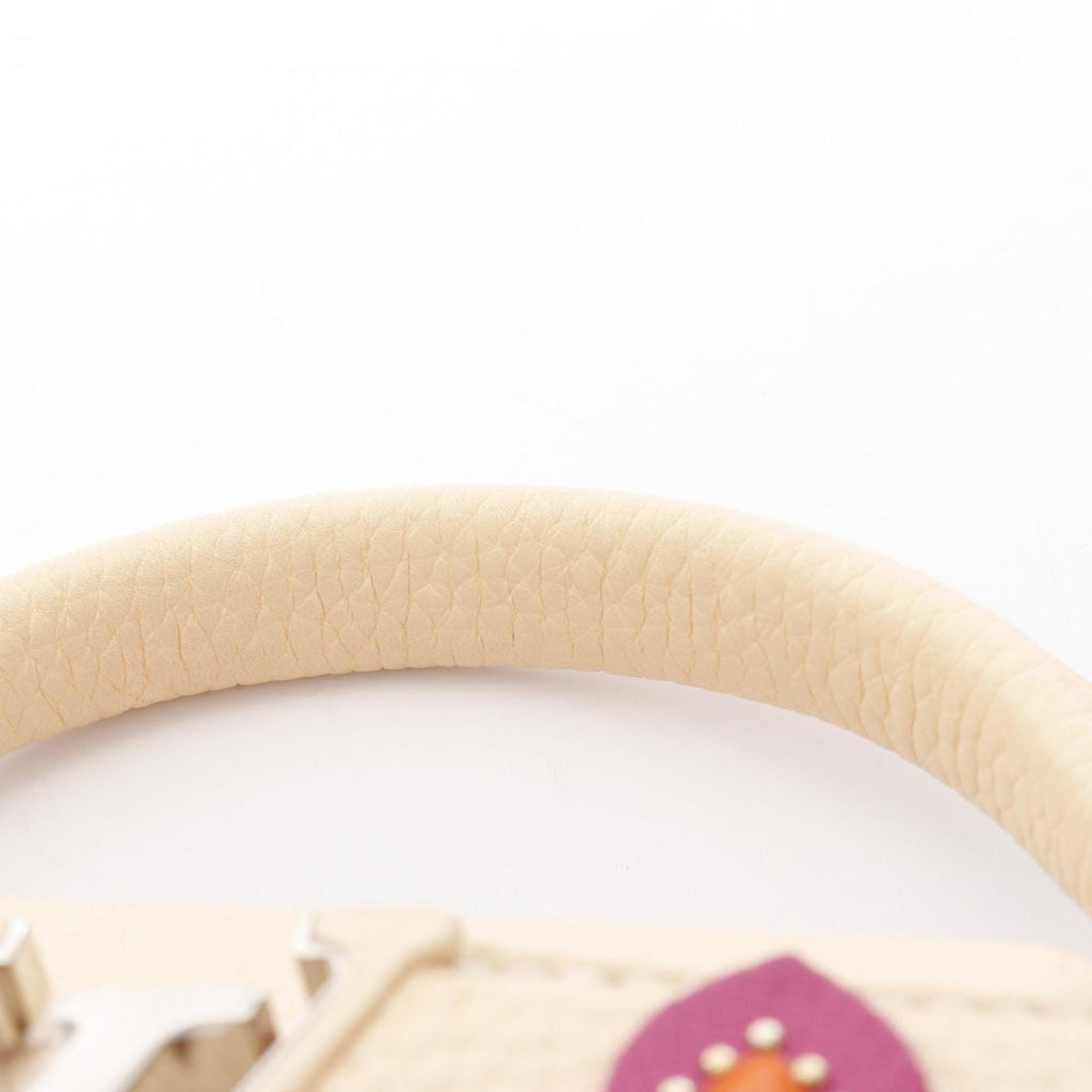 Louis Vuitton Ivory Leather Handbag