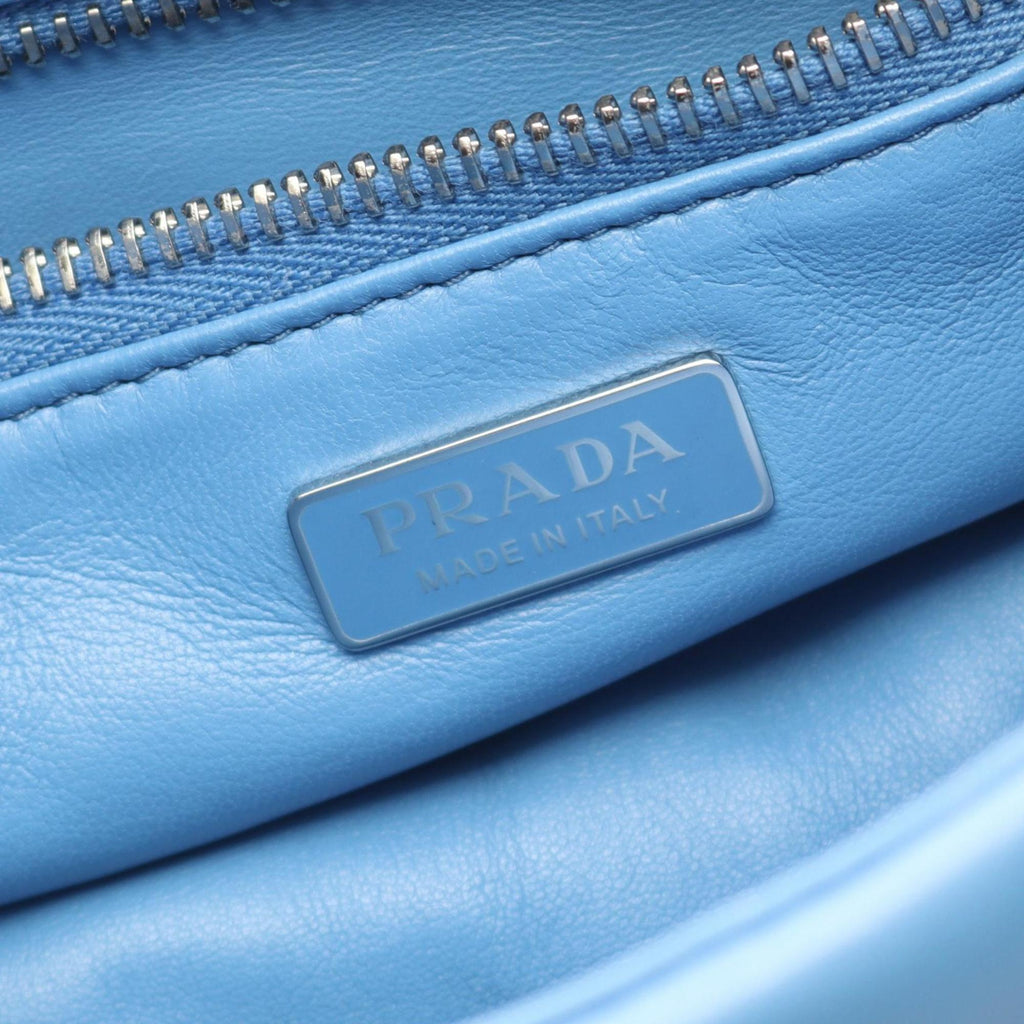 Prada Blue Leather Handbag