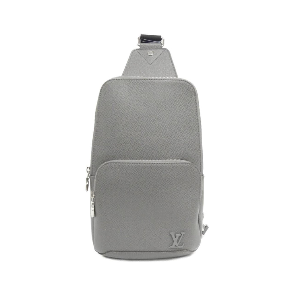 Louis Vuitton Taiga Gris Leather Handbag