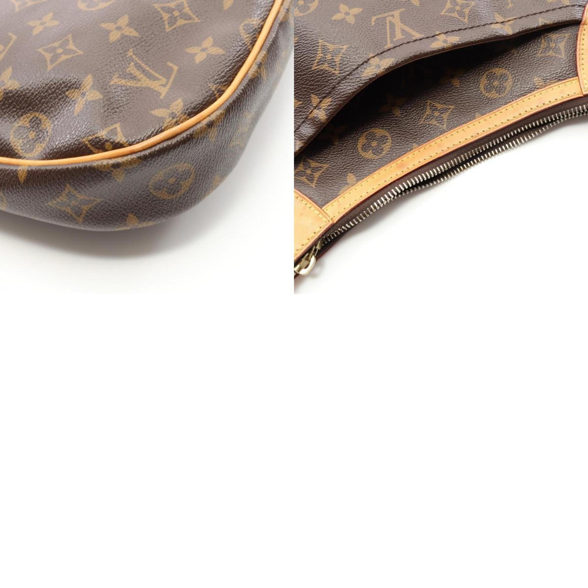 Louis Vuitton Brown Monogram Pvc Coated Canvas Leather Shoulder Bag