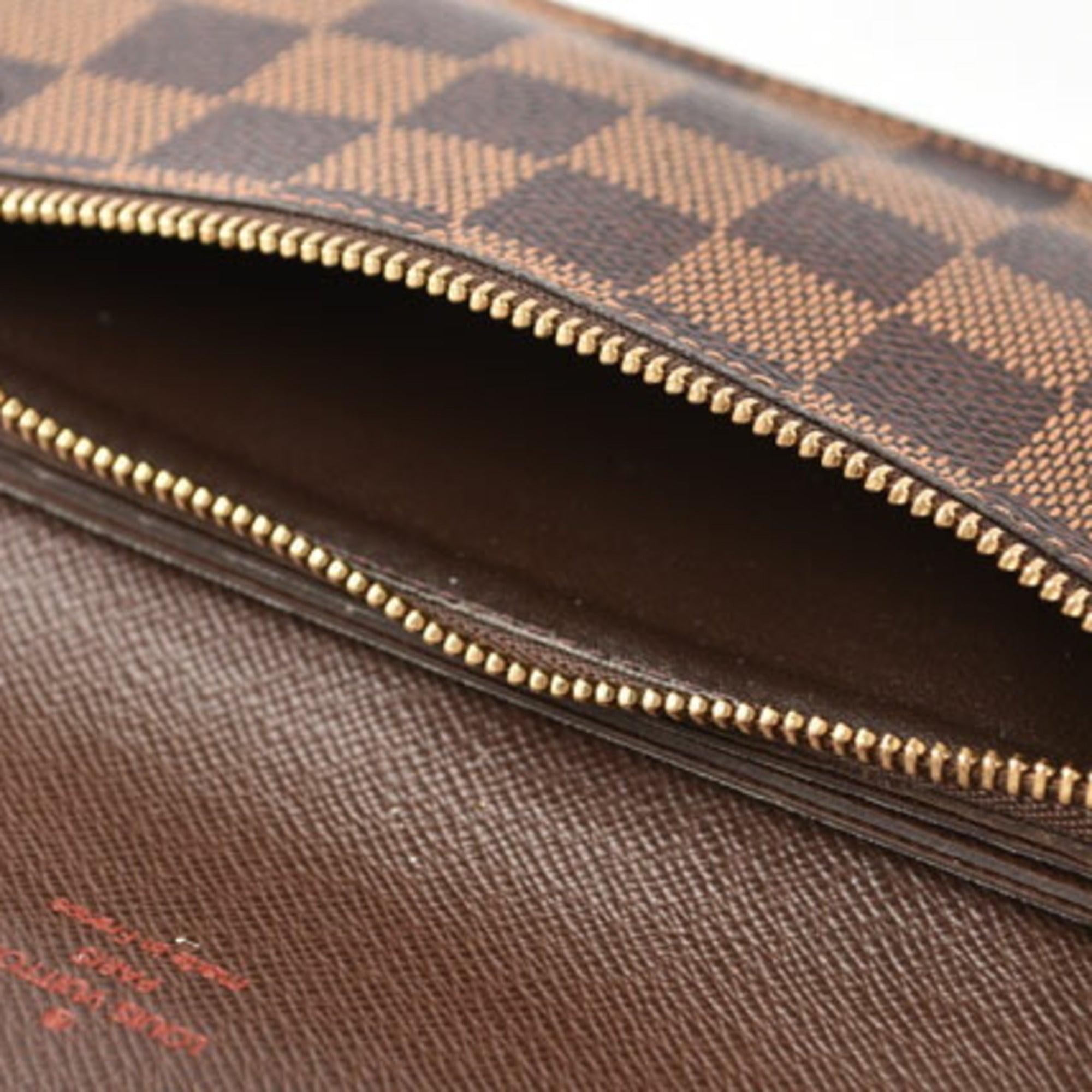 Louis Vuitton Damier Damier Canvas Damier Canvas Chain/Shoulder Wallet