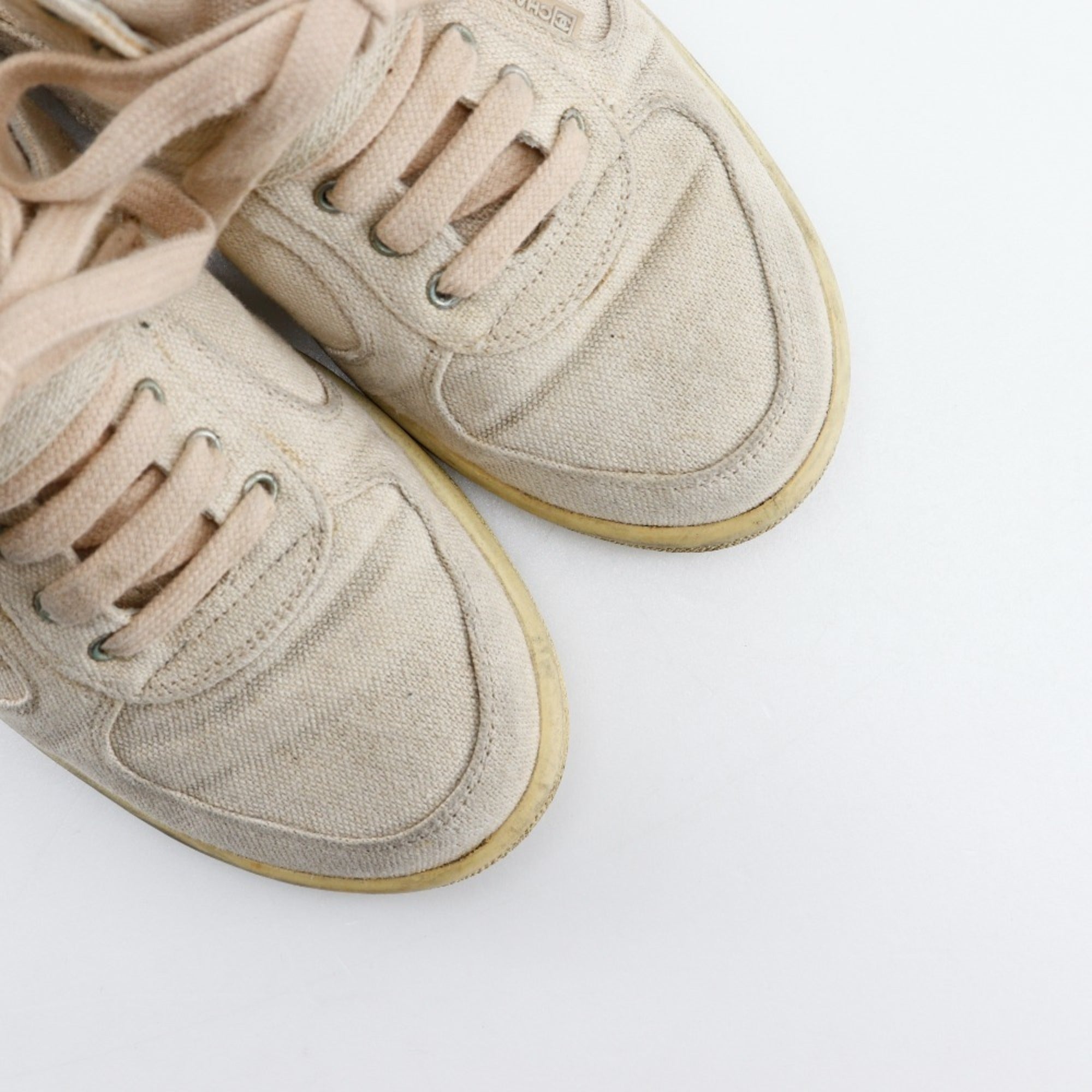 Chanel Beige Sneakers