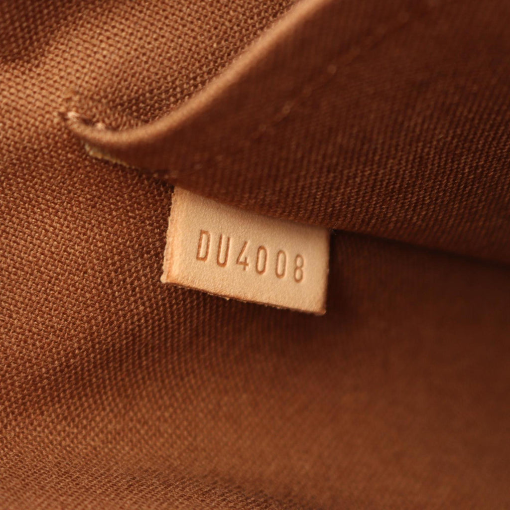 Louis Vuitton Brown Coated Canvas Monogram Leather Handbag Shoulder Bag