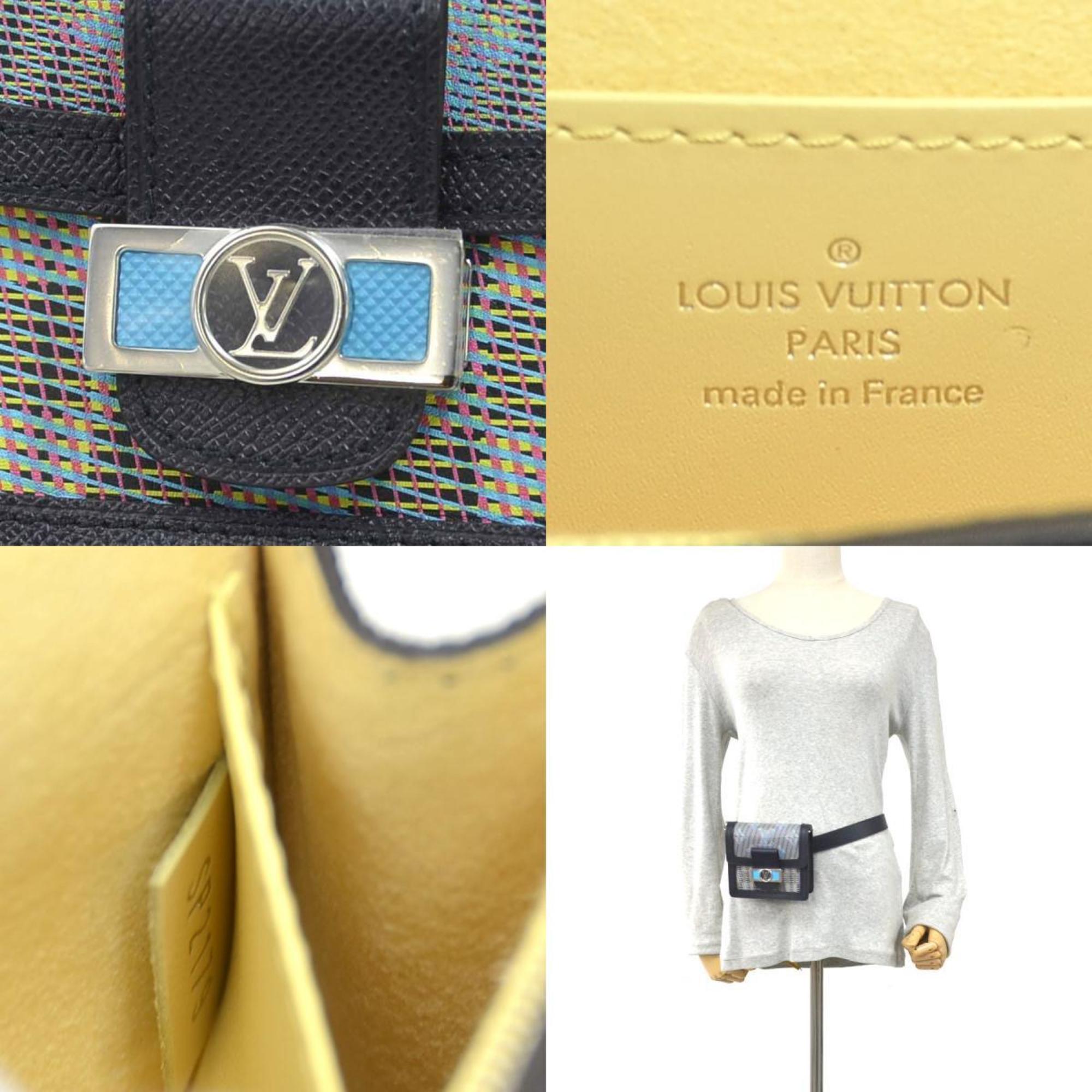 Louis Vuitton Black Multi-Color Monogram Fanny Pack Shoulder Bag