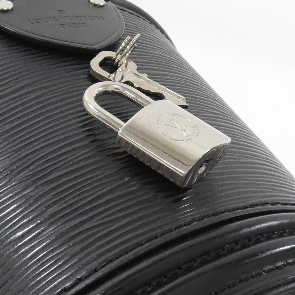 Louis Vuitton Epi Black Leather Handbag