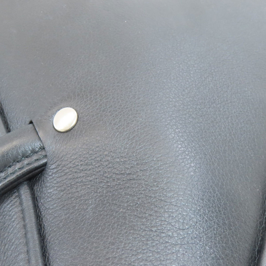 Balenciaga Black Leather Hand