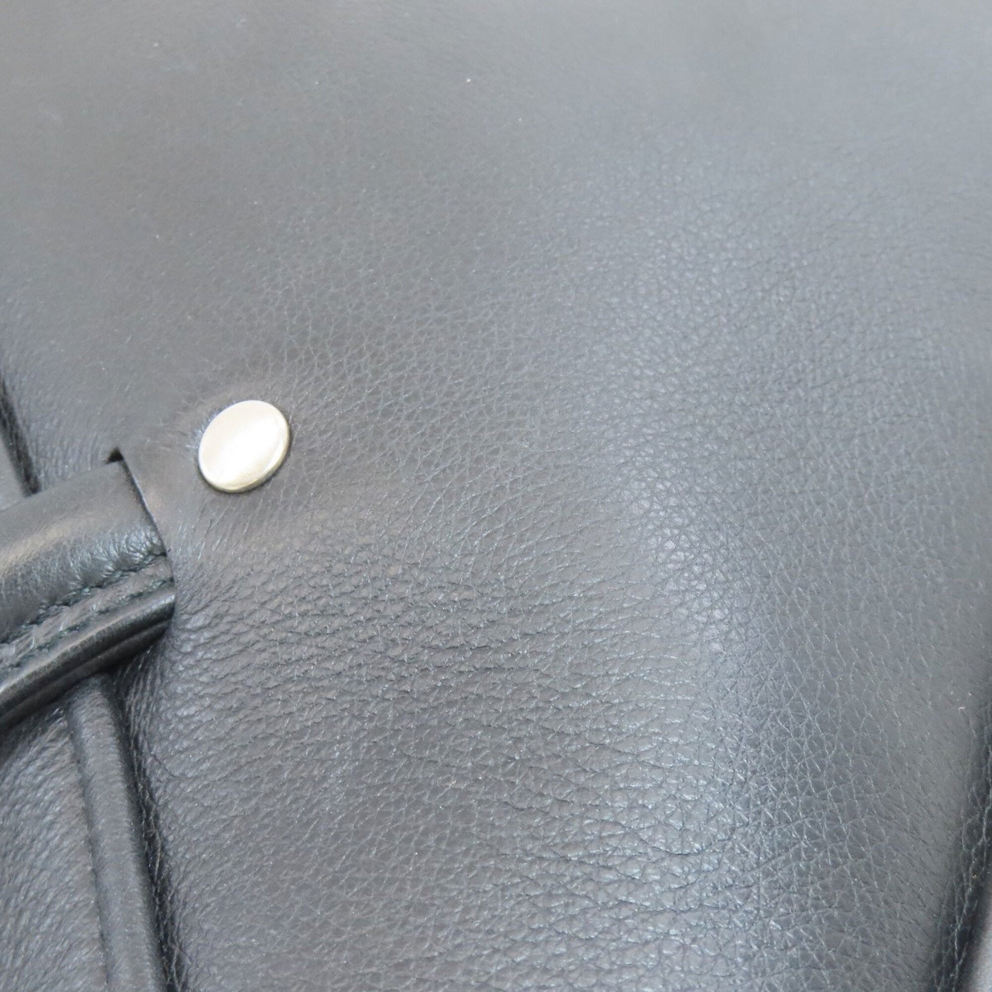 Balenciaga Black Leather Hand