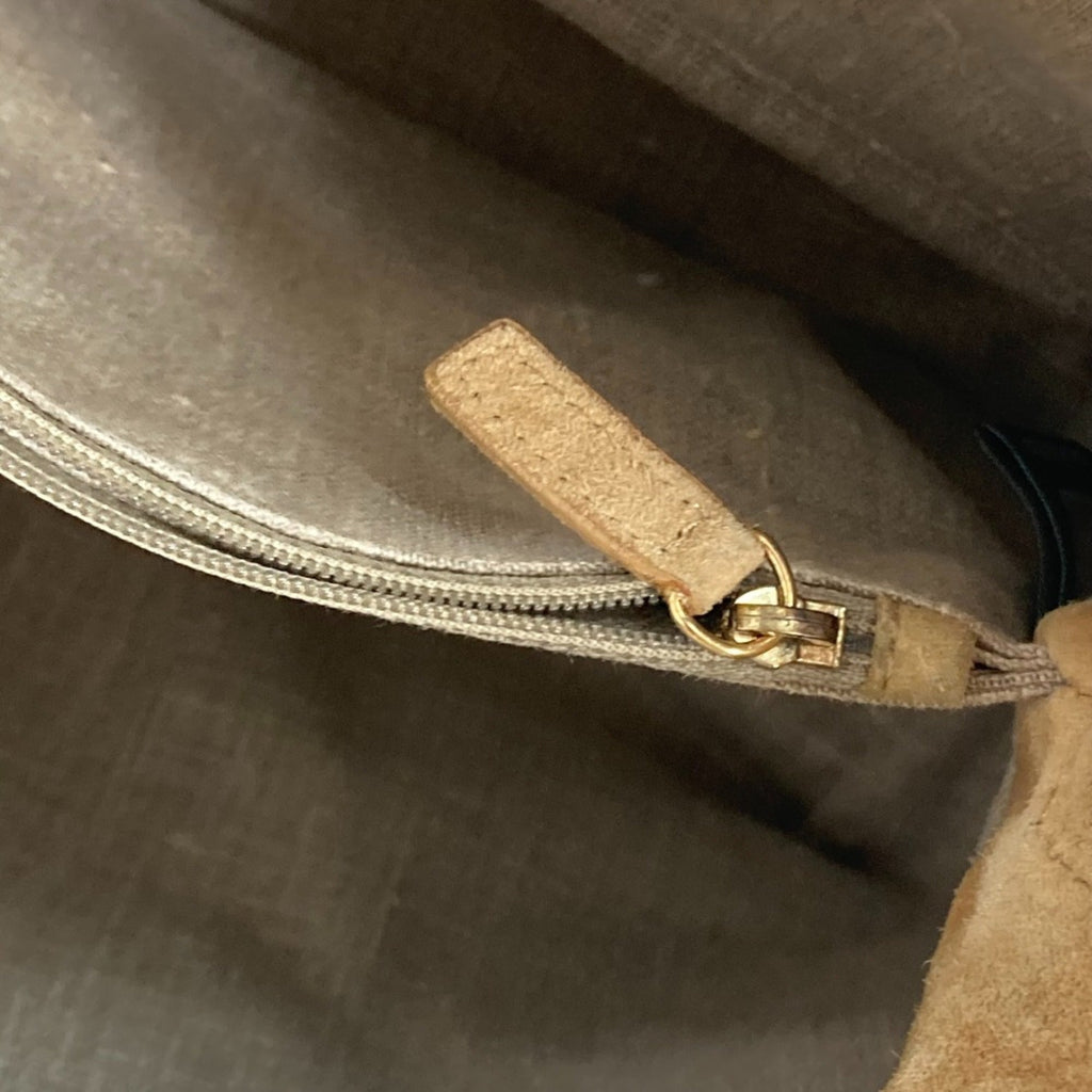 Fendi Beige Leather Shoulder Bag