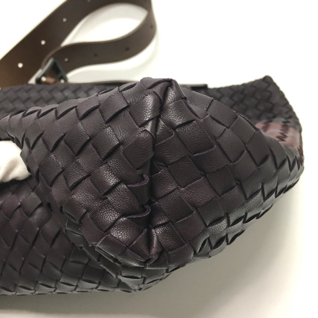 Bottega Veneta Intrecciato Brown Intrecciato Shoulder Bag