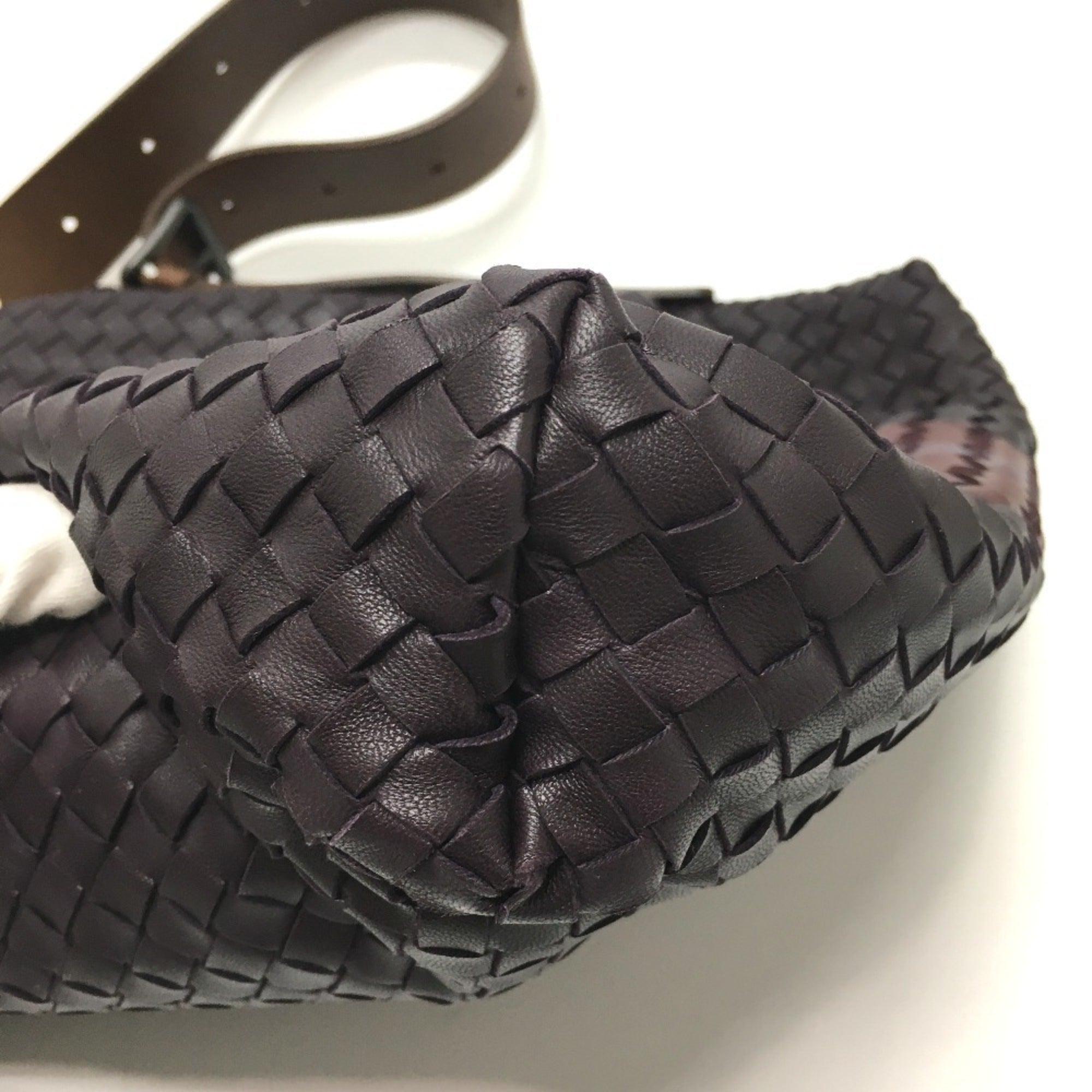 Bottega Veneta Intrecciato Brown Intrecciato Shoulder Bag